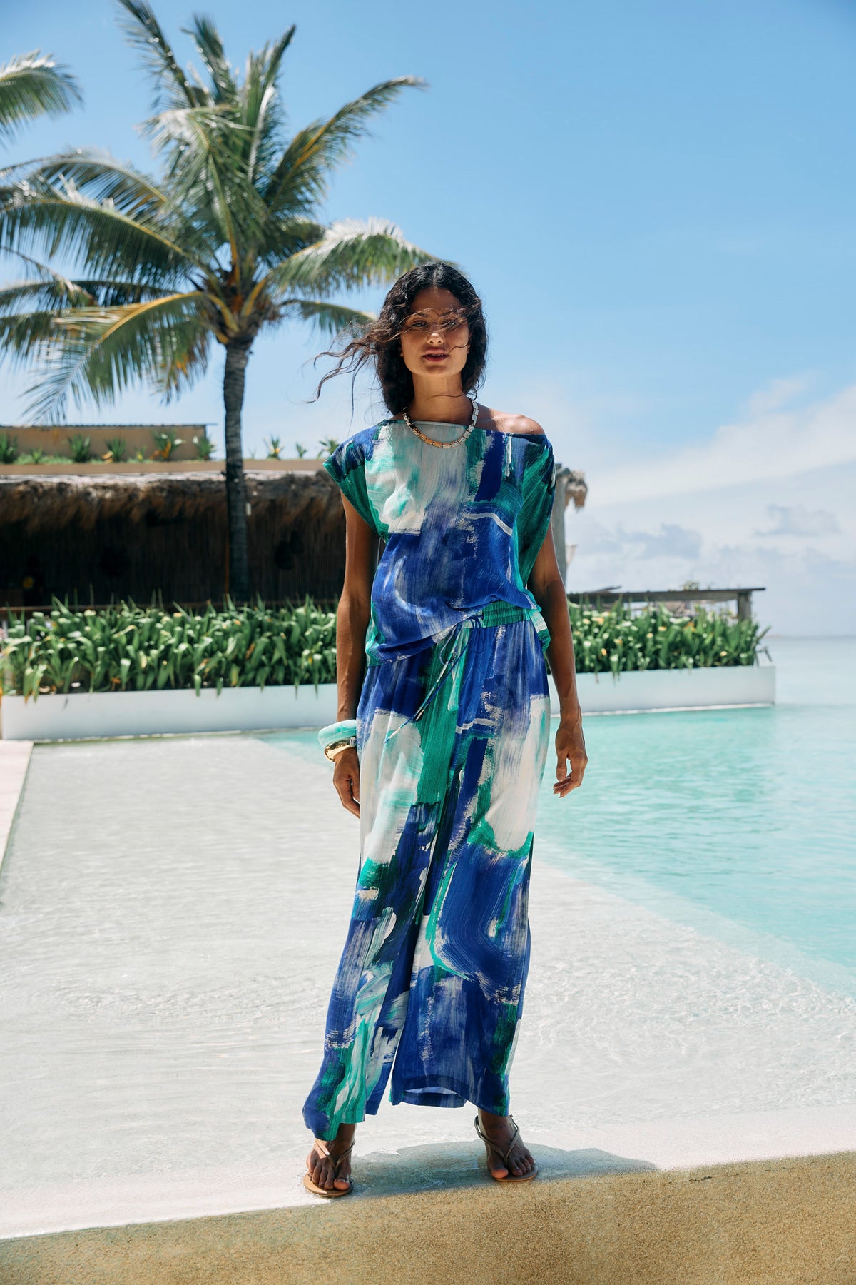 Palmera Pant - Seafoam