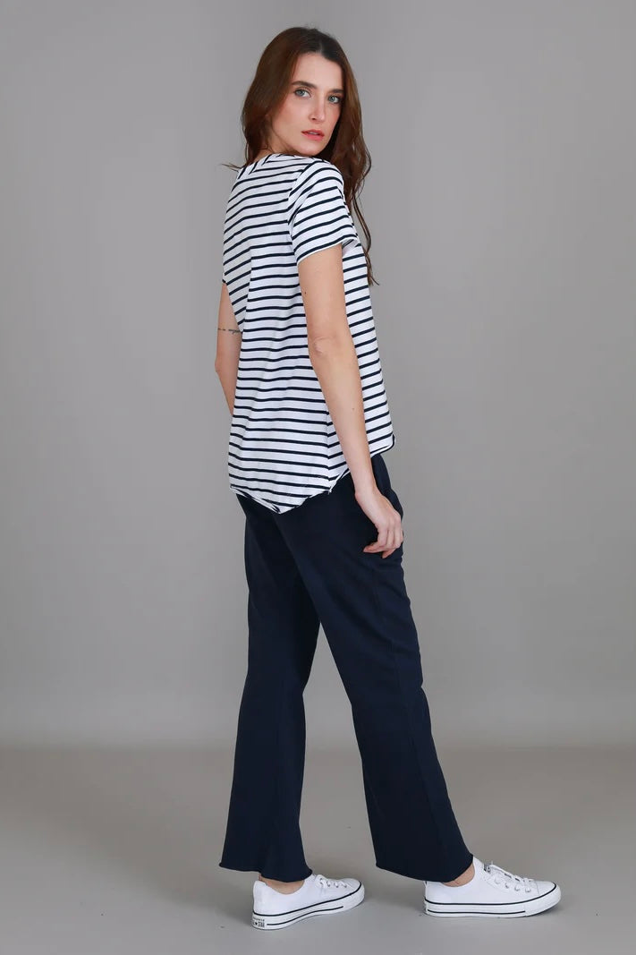 Thornton Tee - White Stripe