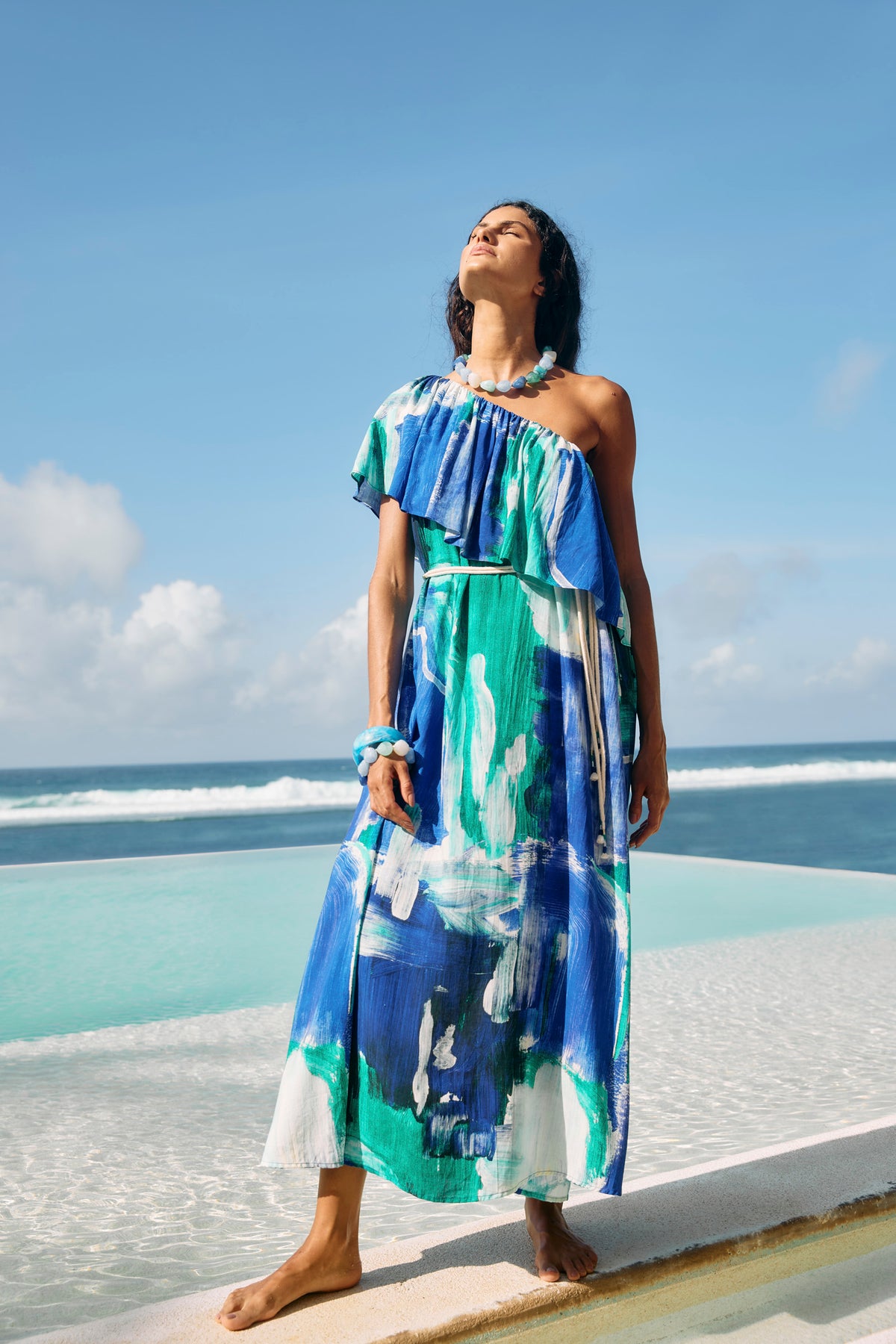 Palmera Off Shoulder Dress