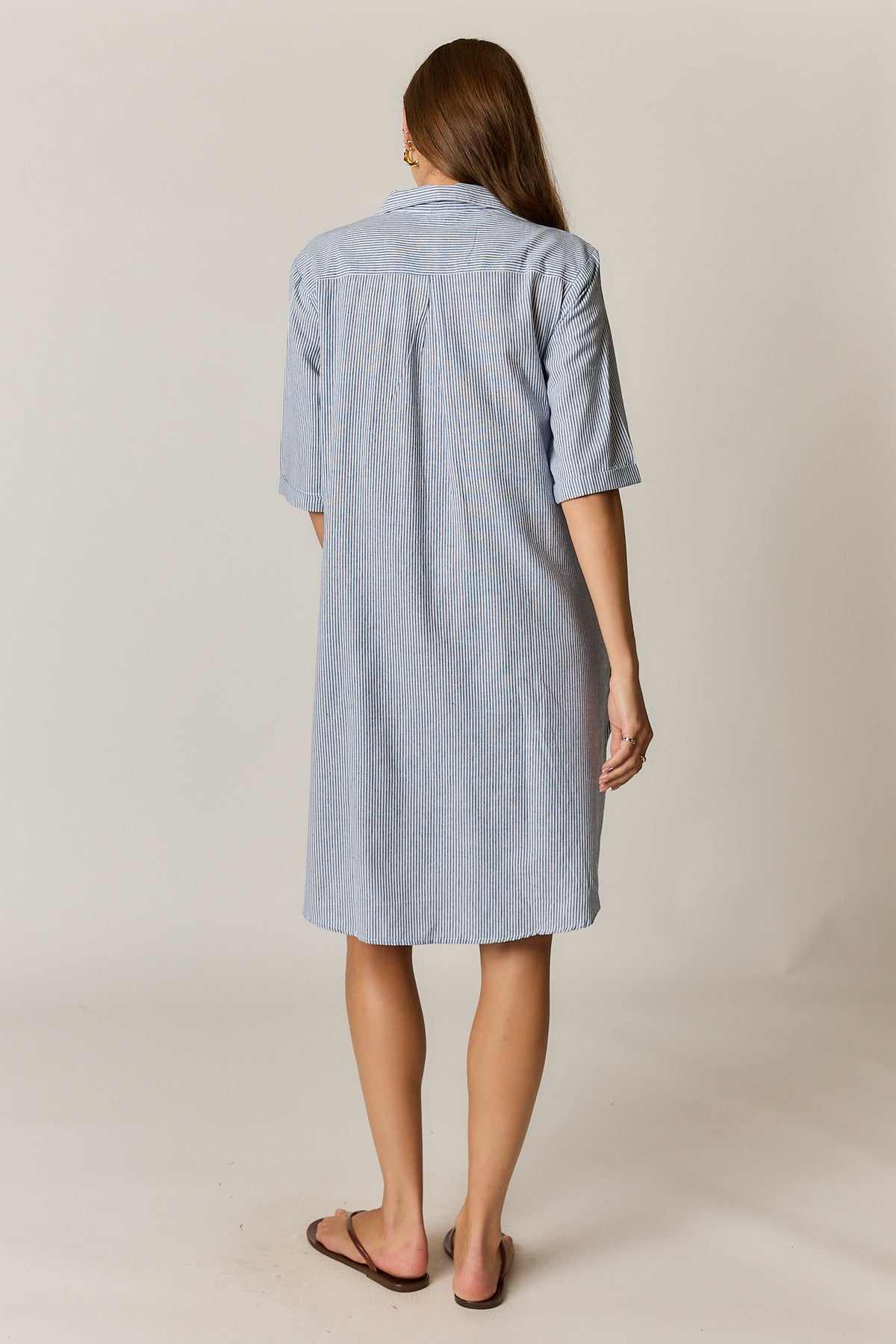 Cornelli Dress - Blue Stripe
