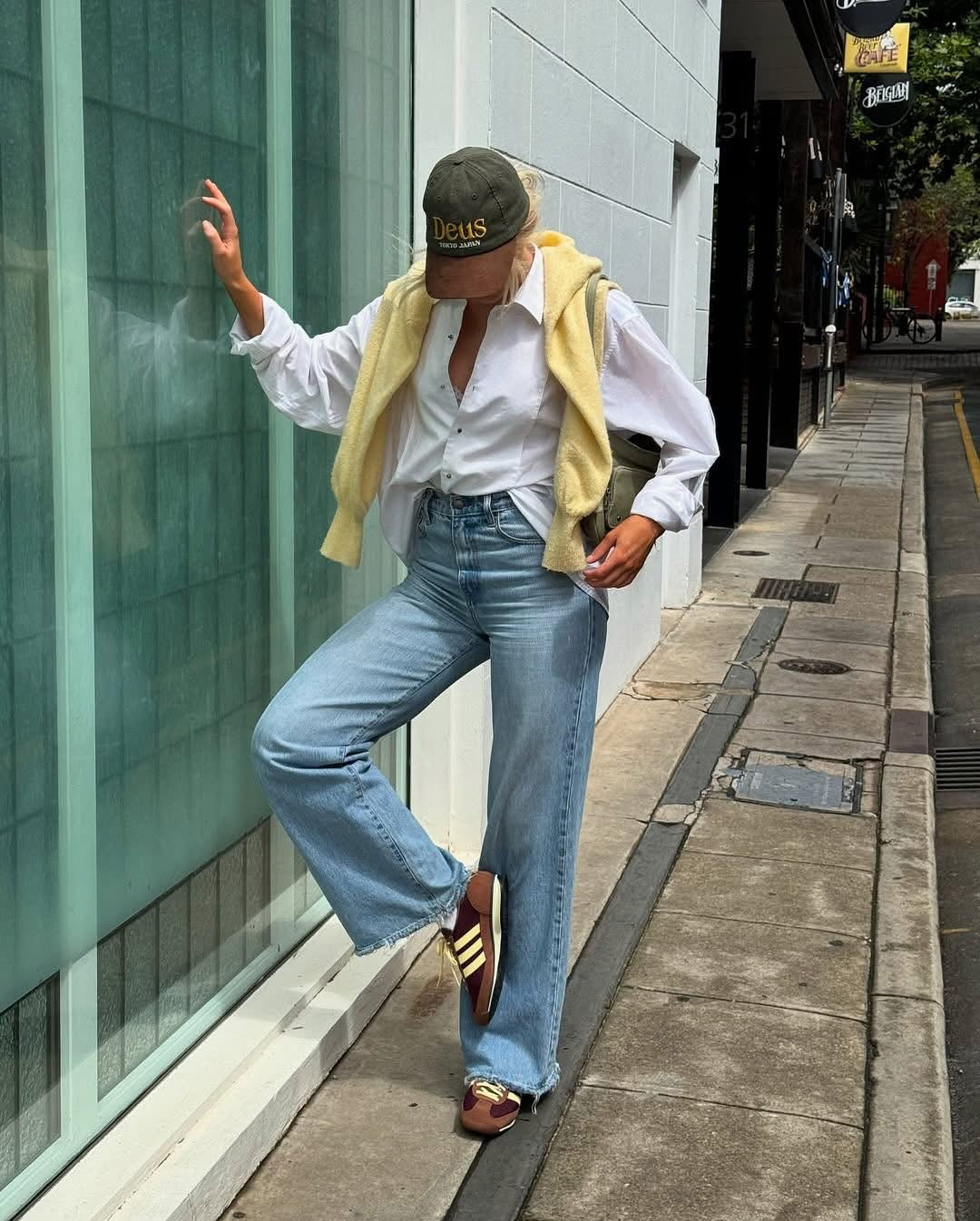 Nobody Denim Milla Long Jean - 90&#39;s Light washed blue Wide Straight Leg High Rise Ethical Denim
