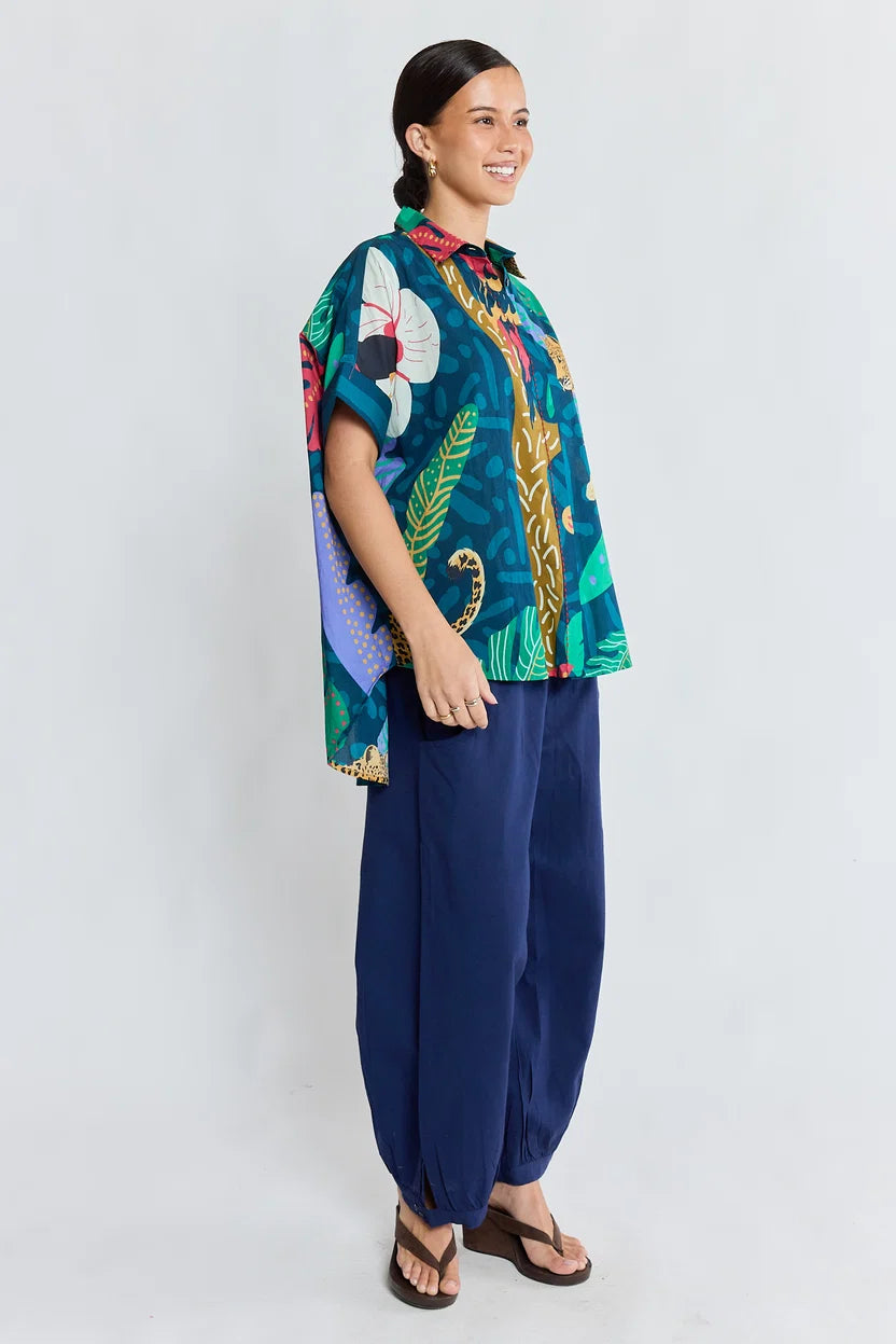 Jungle Fever Shirt - Navy