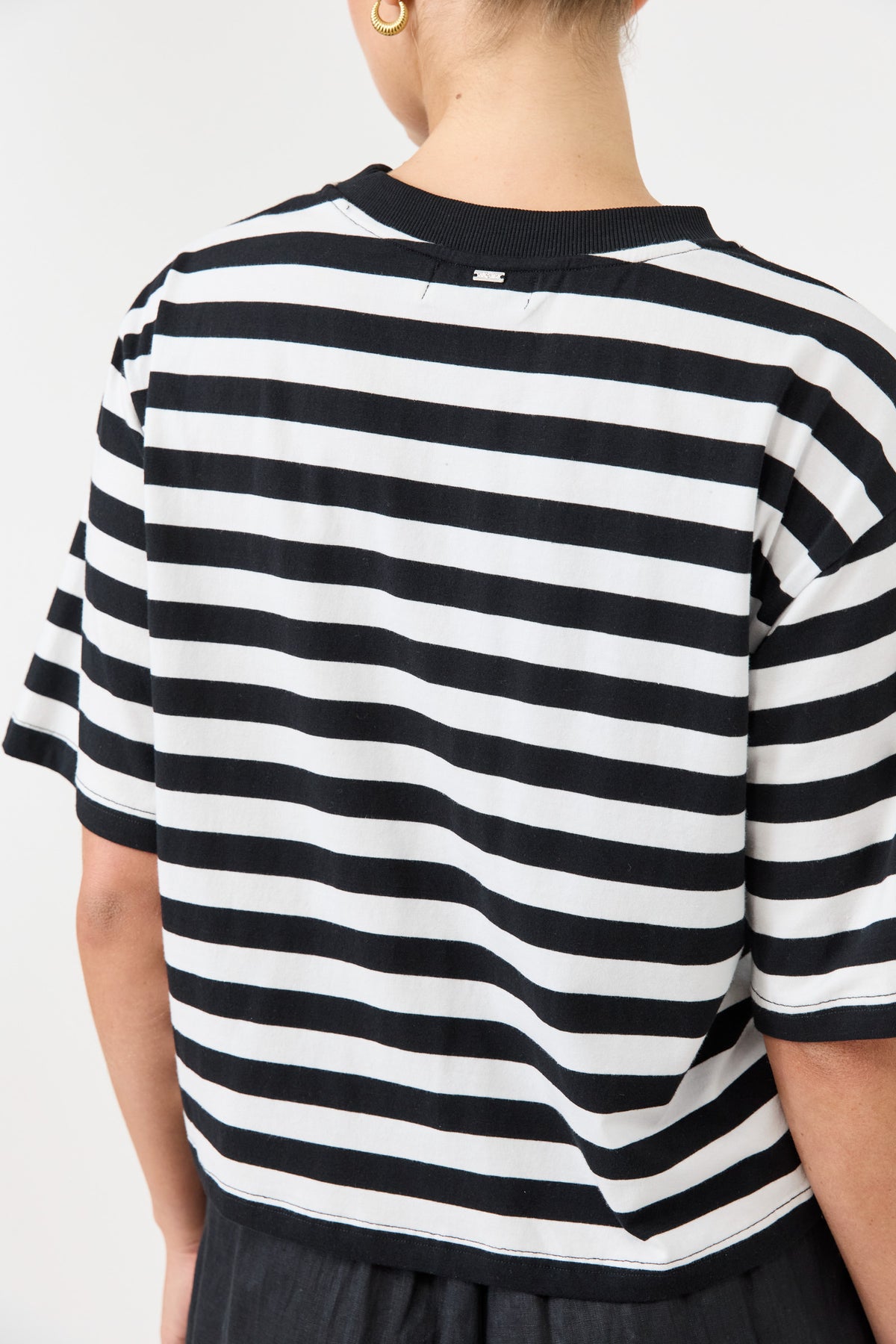 Studio Stripe T-shirt - Black