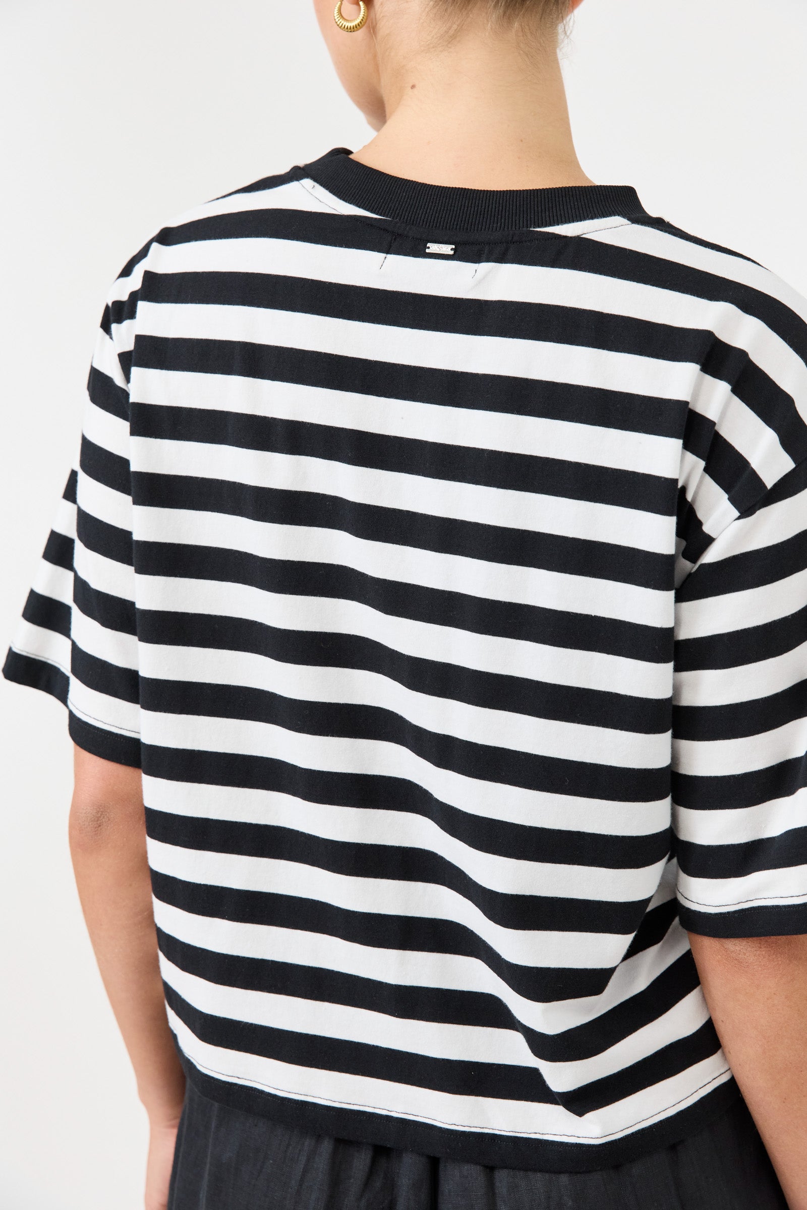 Studio Stripe T-shirt - Black