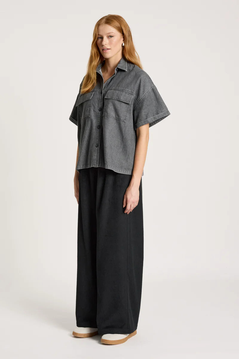 Bodhi Denim Shirt - Ash