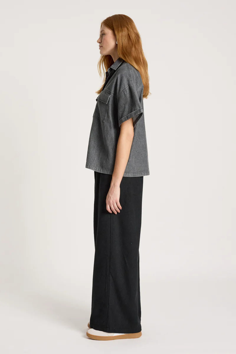Bodhi Denim Shirt - Ash