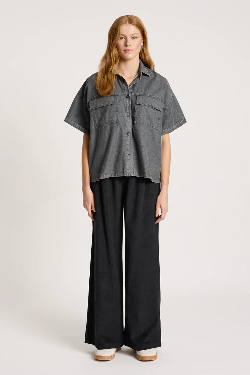Bodhi Denim Shirt - Ash