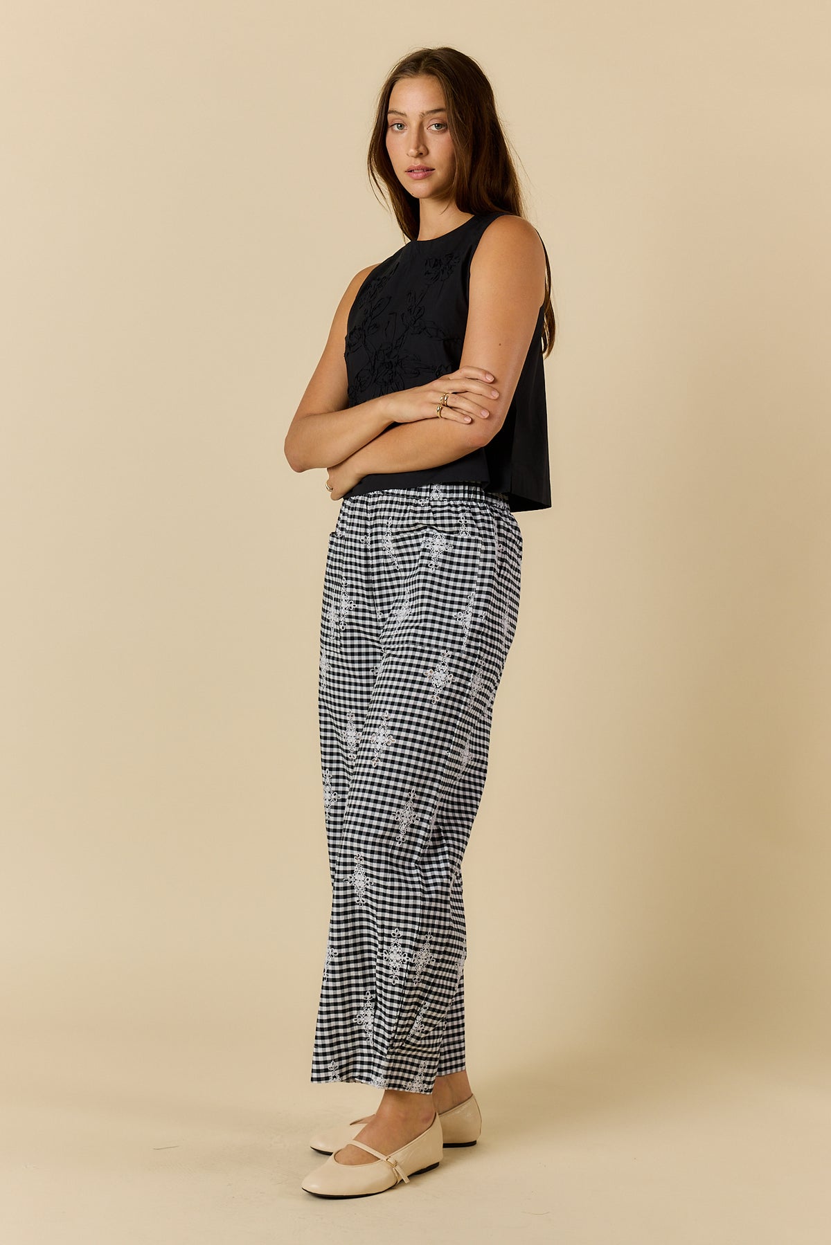 Cornelli Top - Black