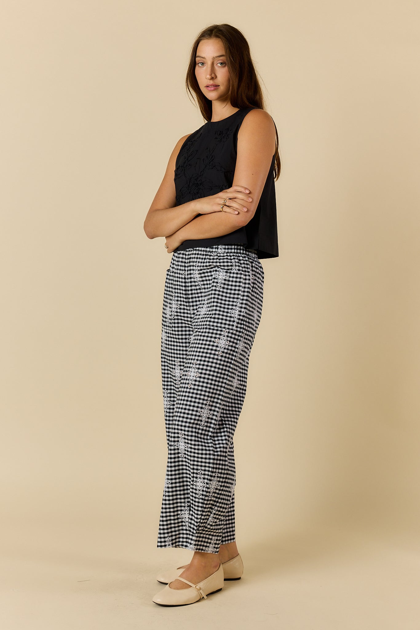 Cornelli Top - Black