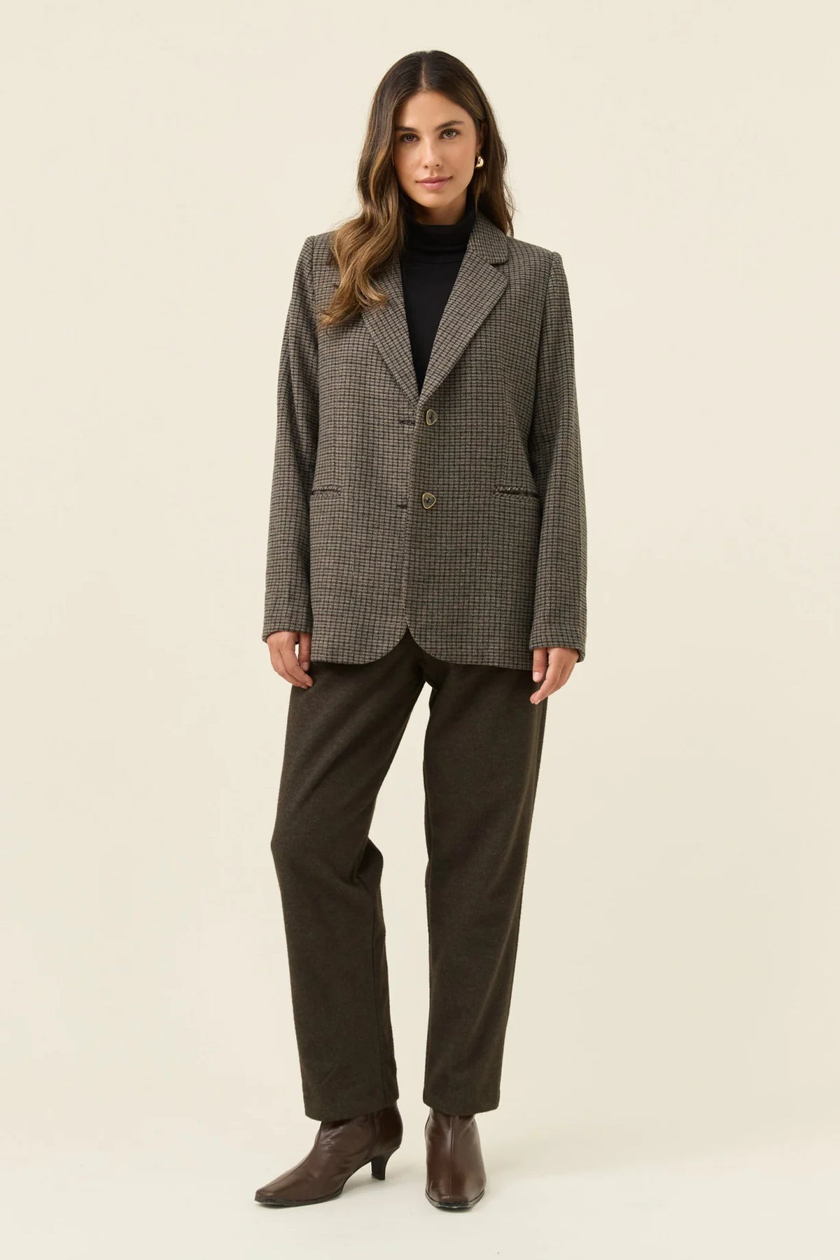 Cassidy Blazer - Charcoal