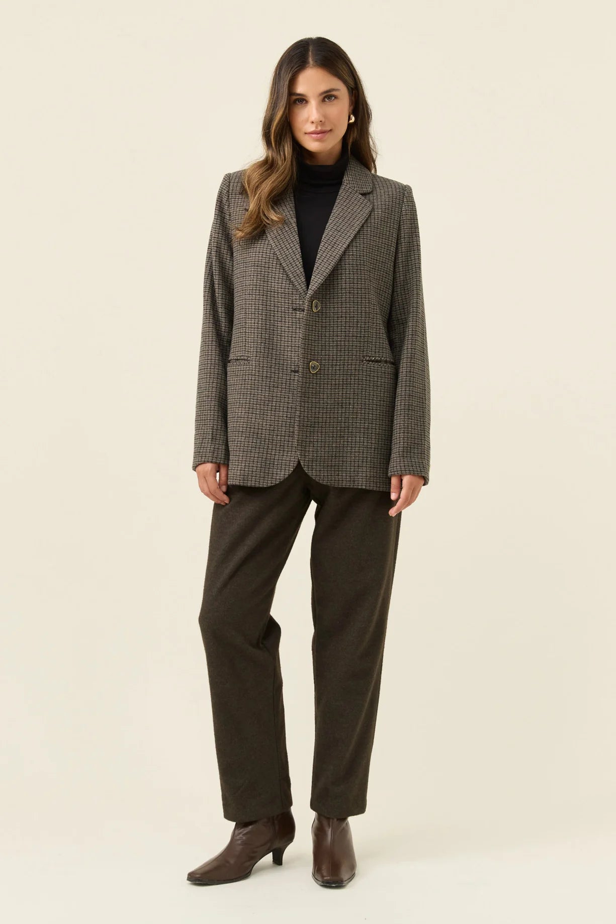 Cassidy Blazer - Charcoal