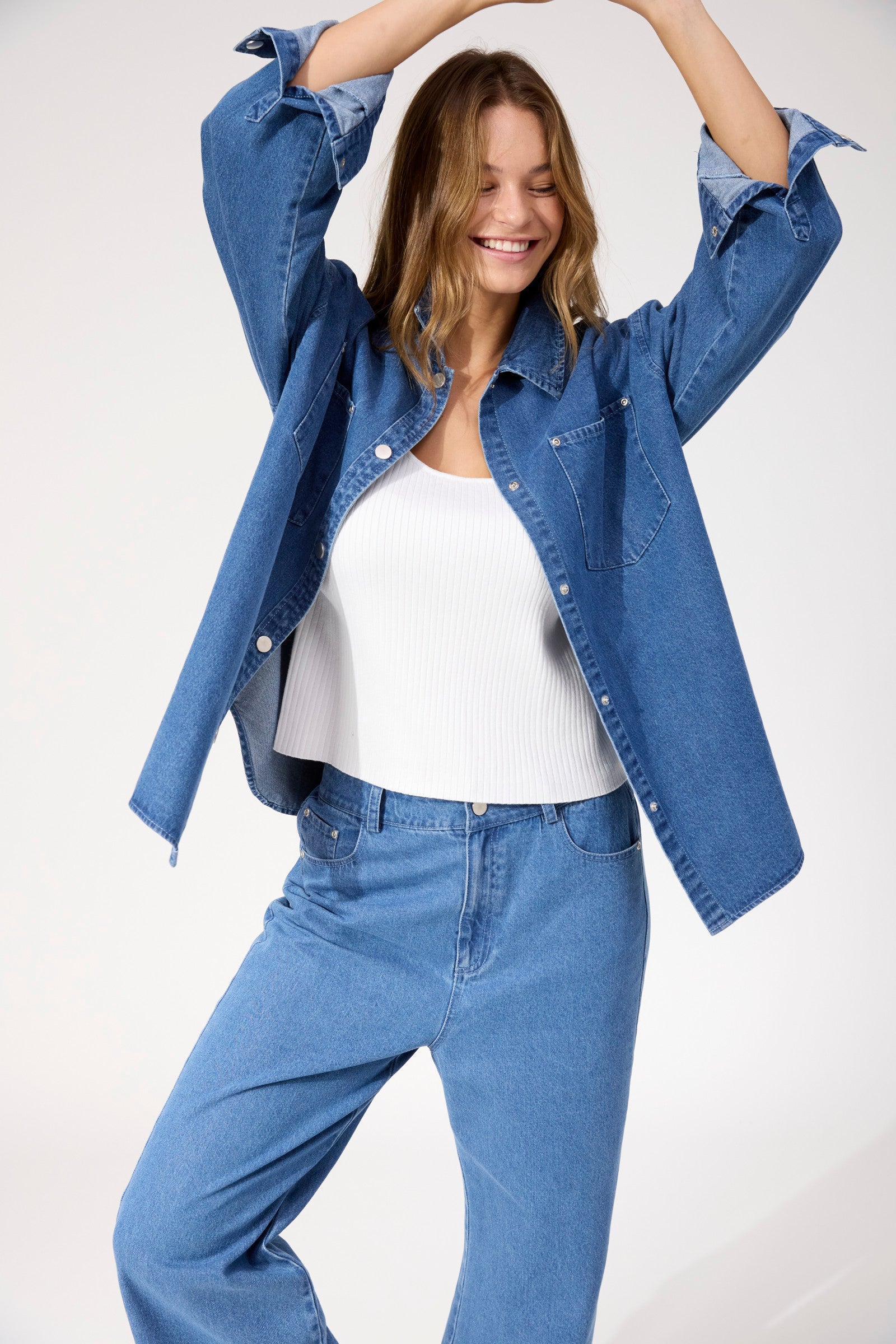 Denver Denim Shirt - Denim Blue