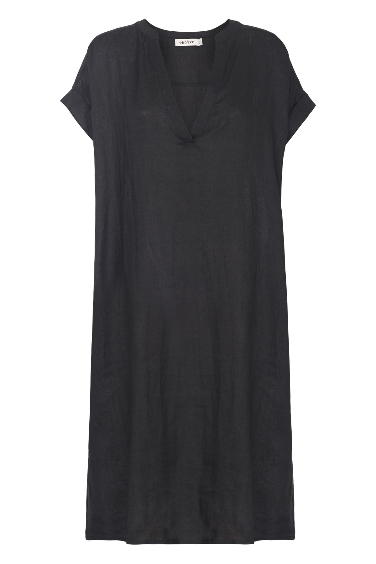 Studio Linen Dress - Black