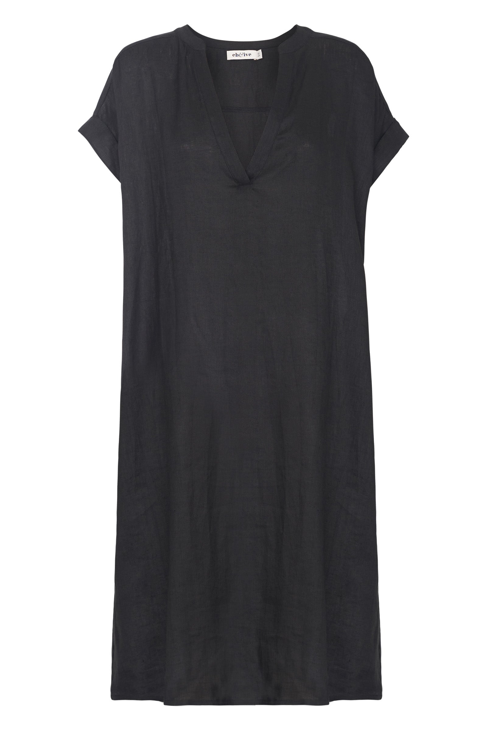Studio Linen Dress - Black