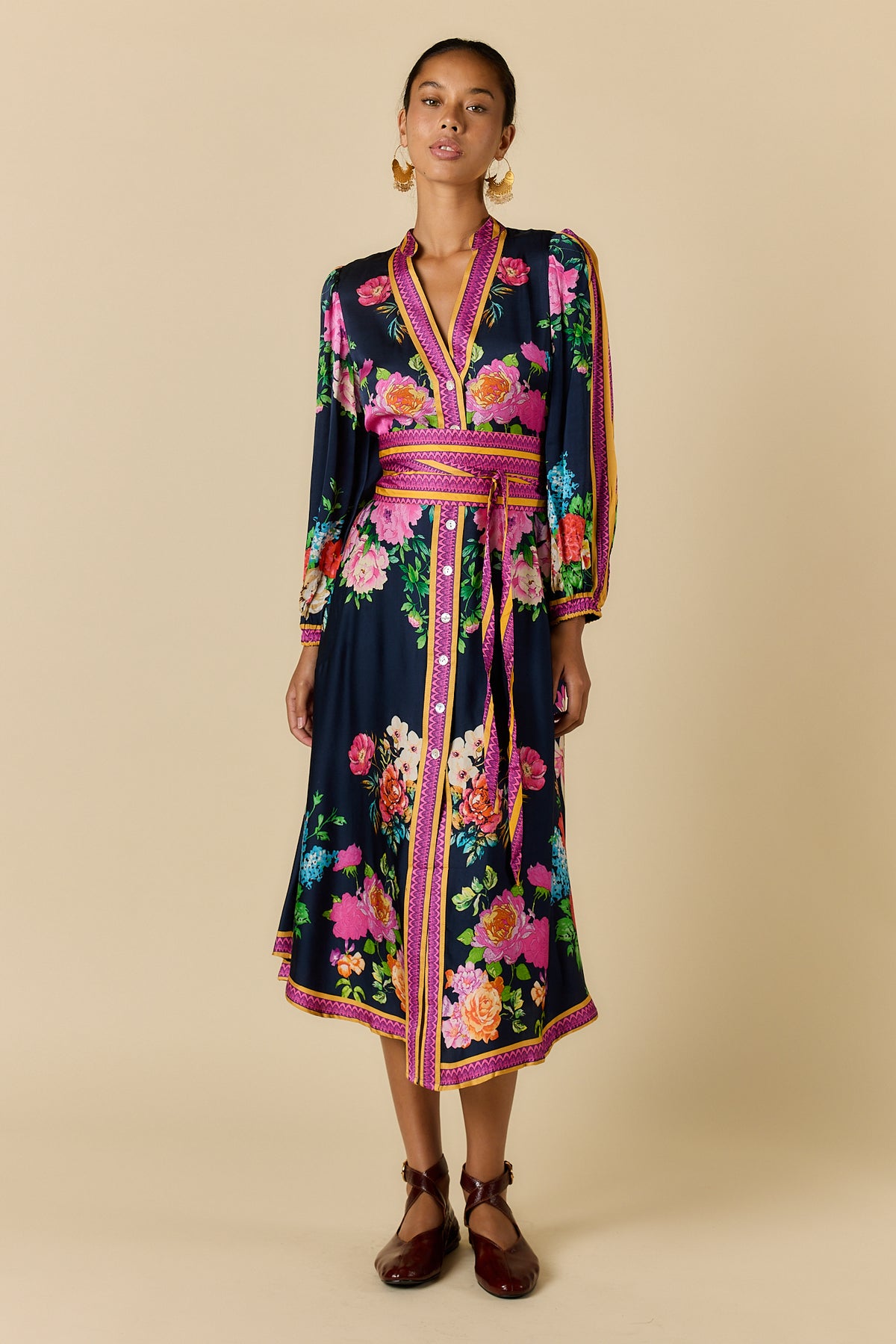 LIberite Maxi - Dark Navy Floral