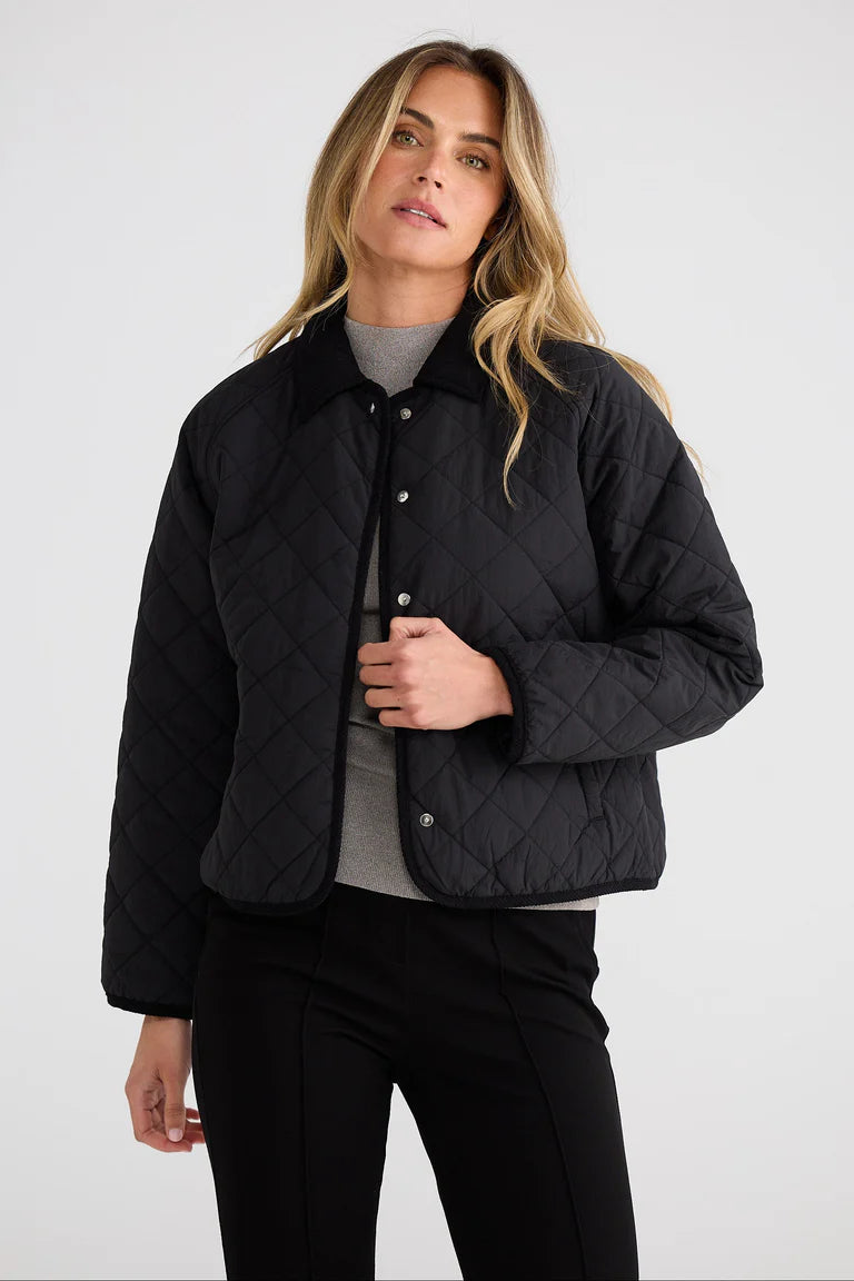 Recline Puffer - Black