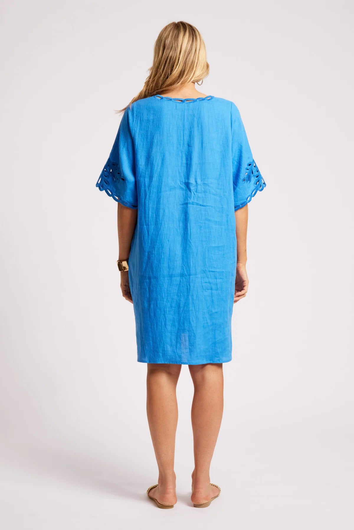 Maris Dress - Marine Blue