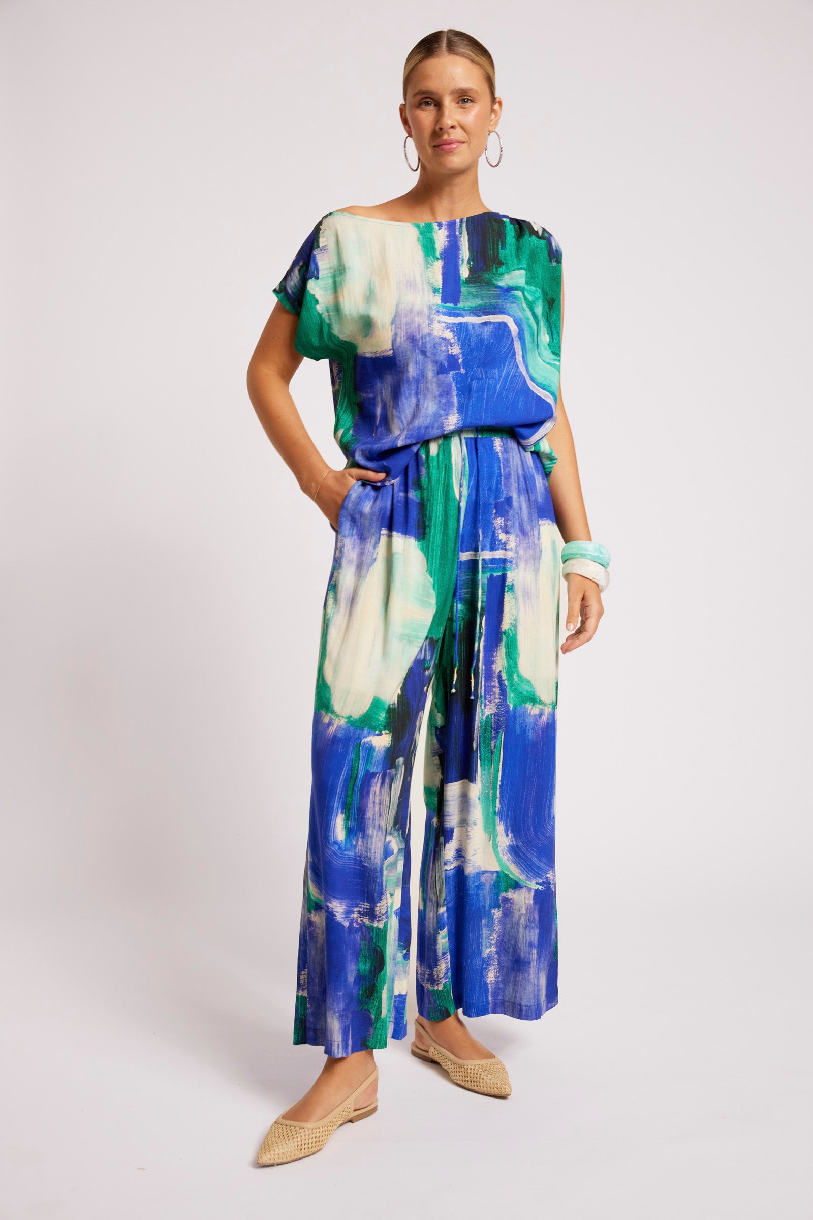Palmera Top - Seafoam Blue