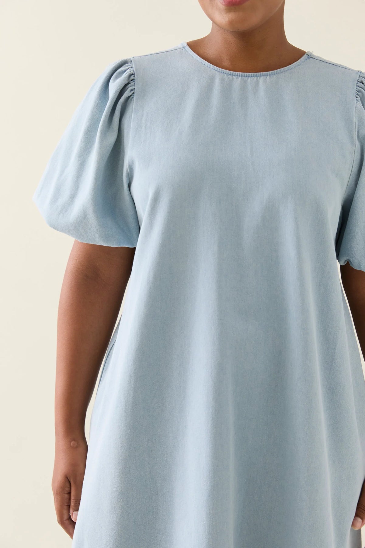 Sofie Denim Dress - Sky