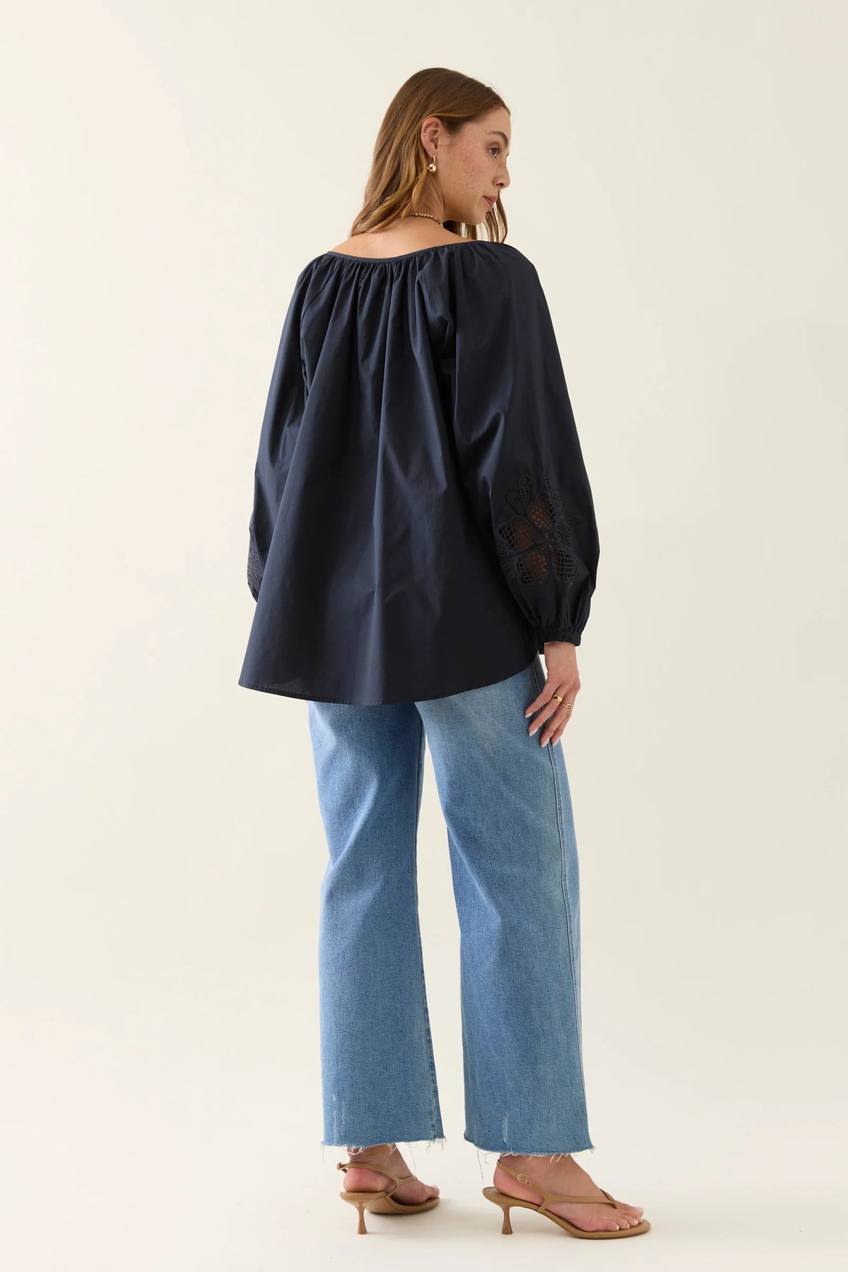 Nilsa Blouse - Navy