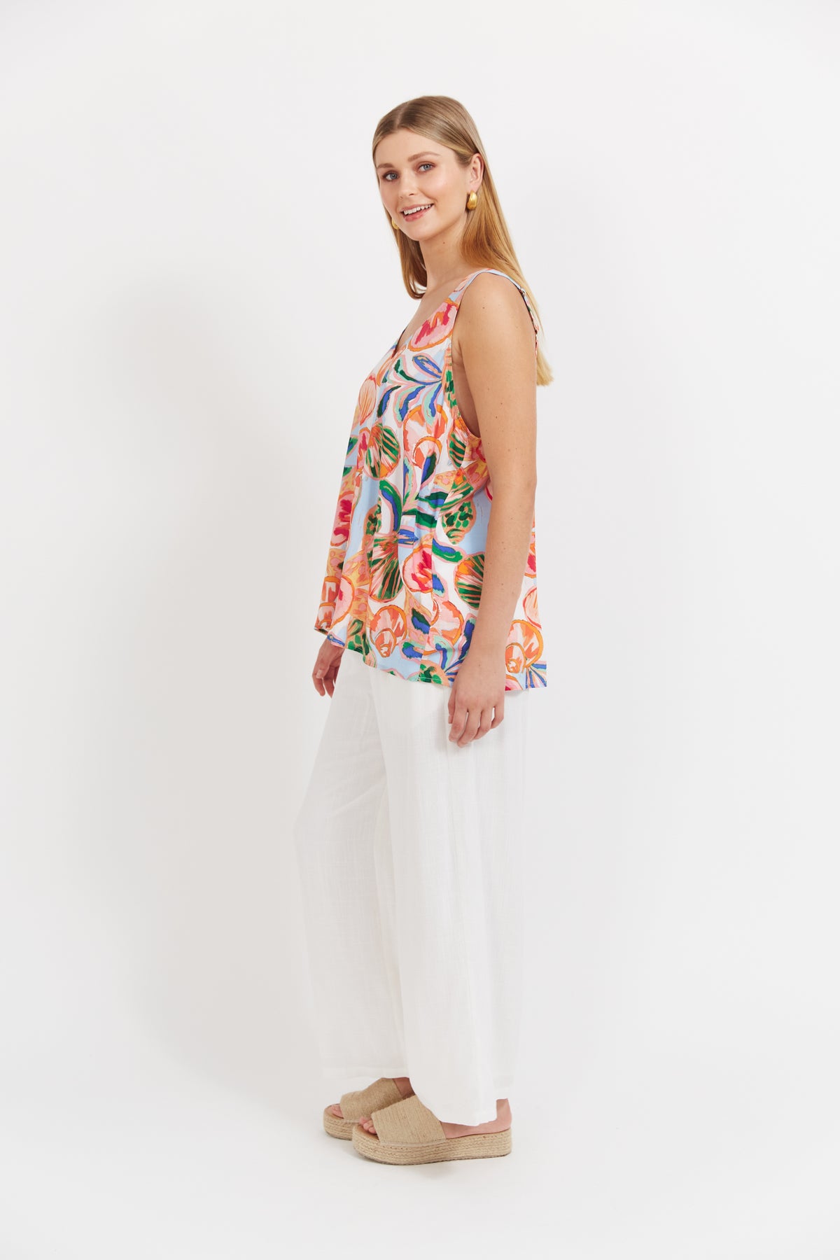 Baja Tank - Tide Print