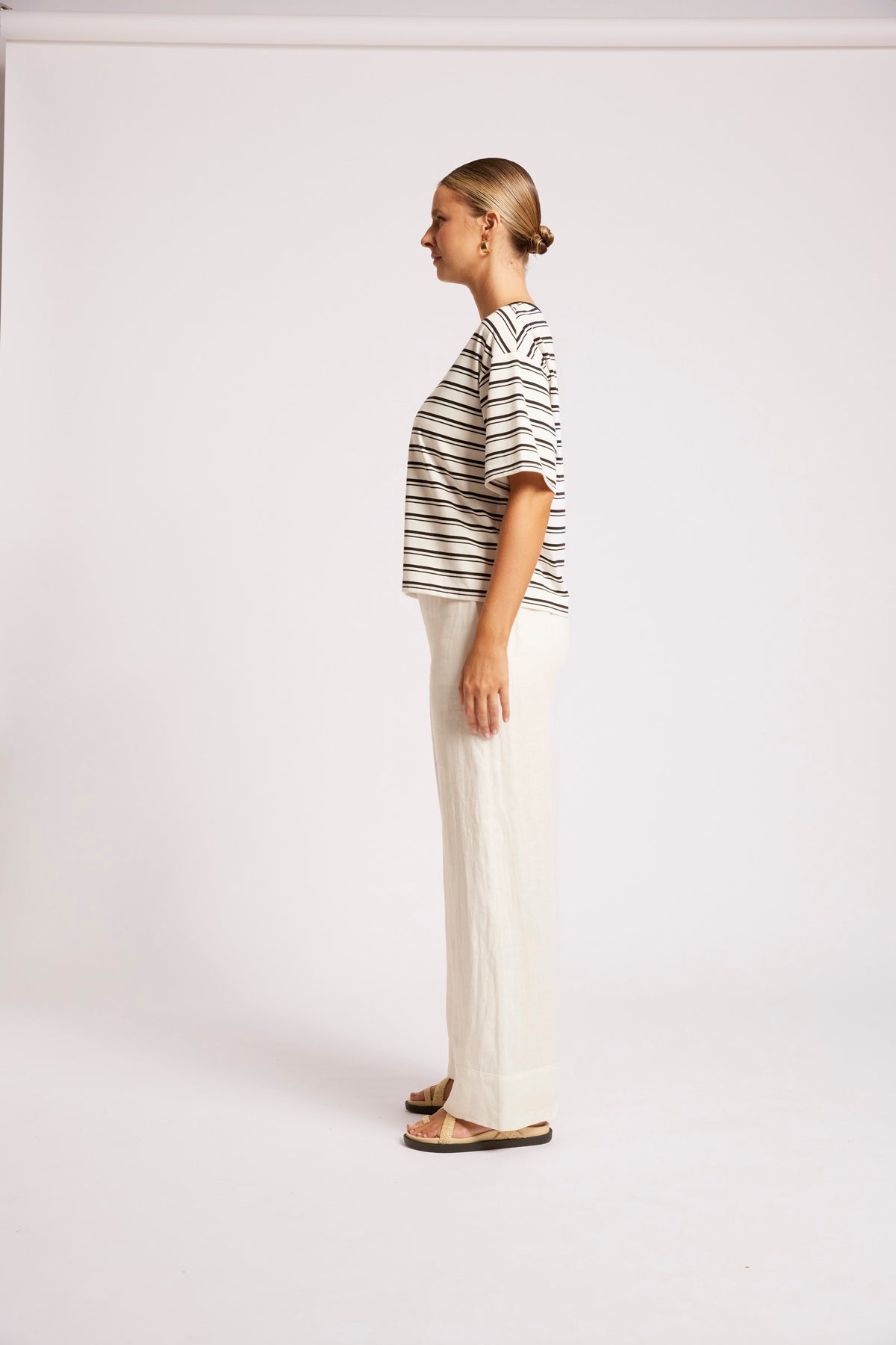 Paloma Stripped T-Shirt - Black