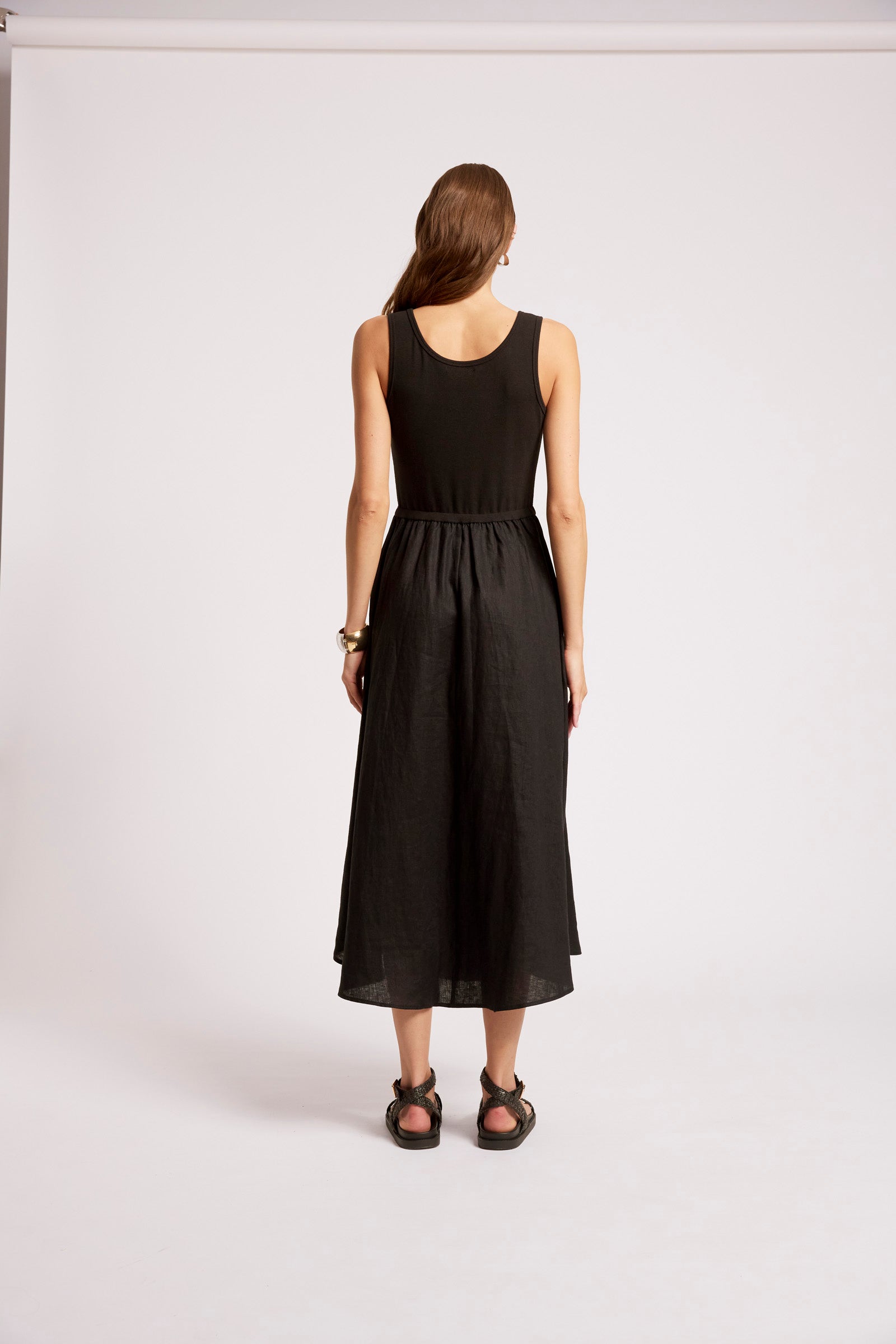 Maris Tank Maxi Dress - Black