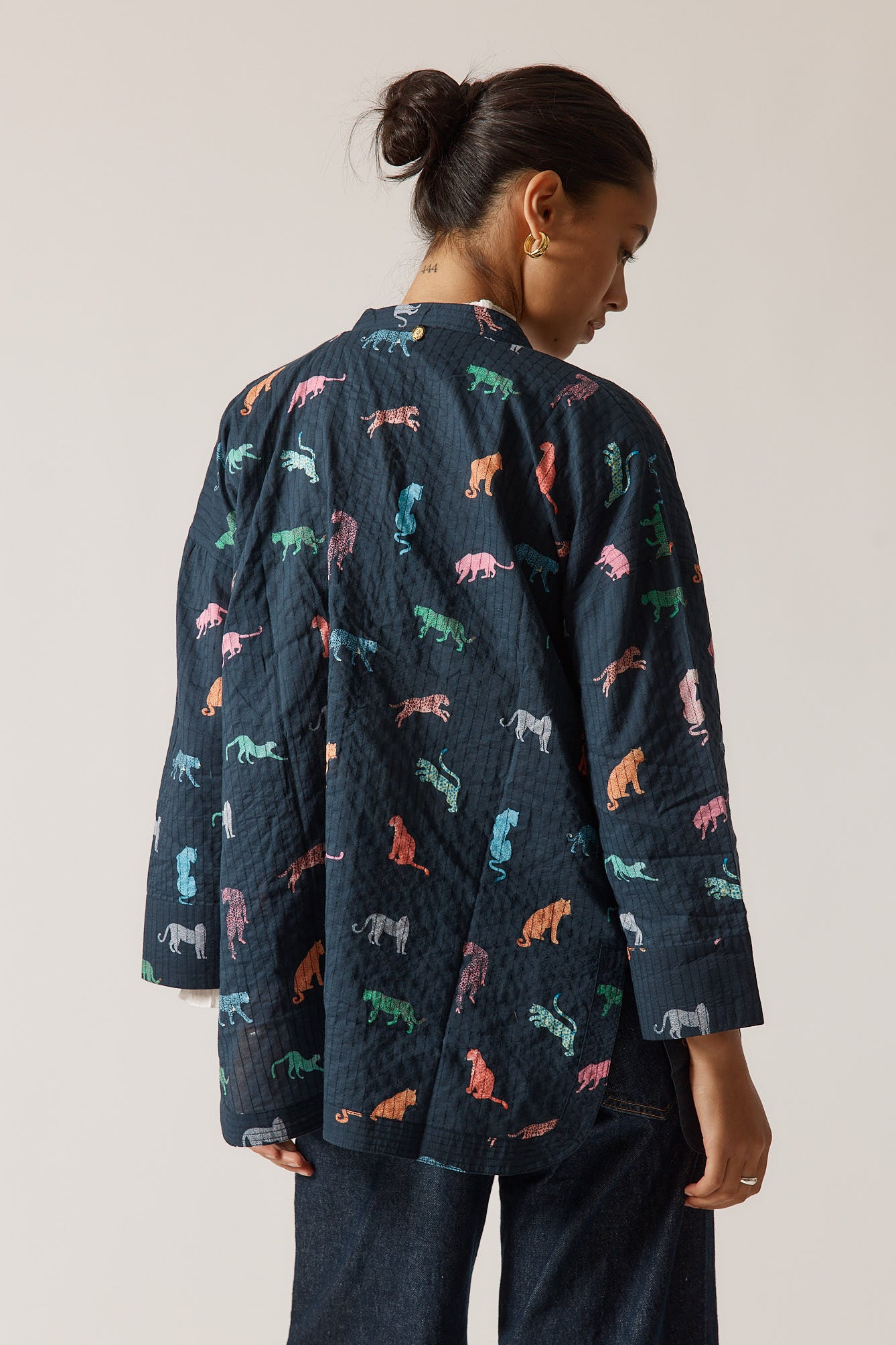 Funky Cats Coata - Navy