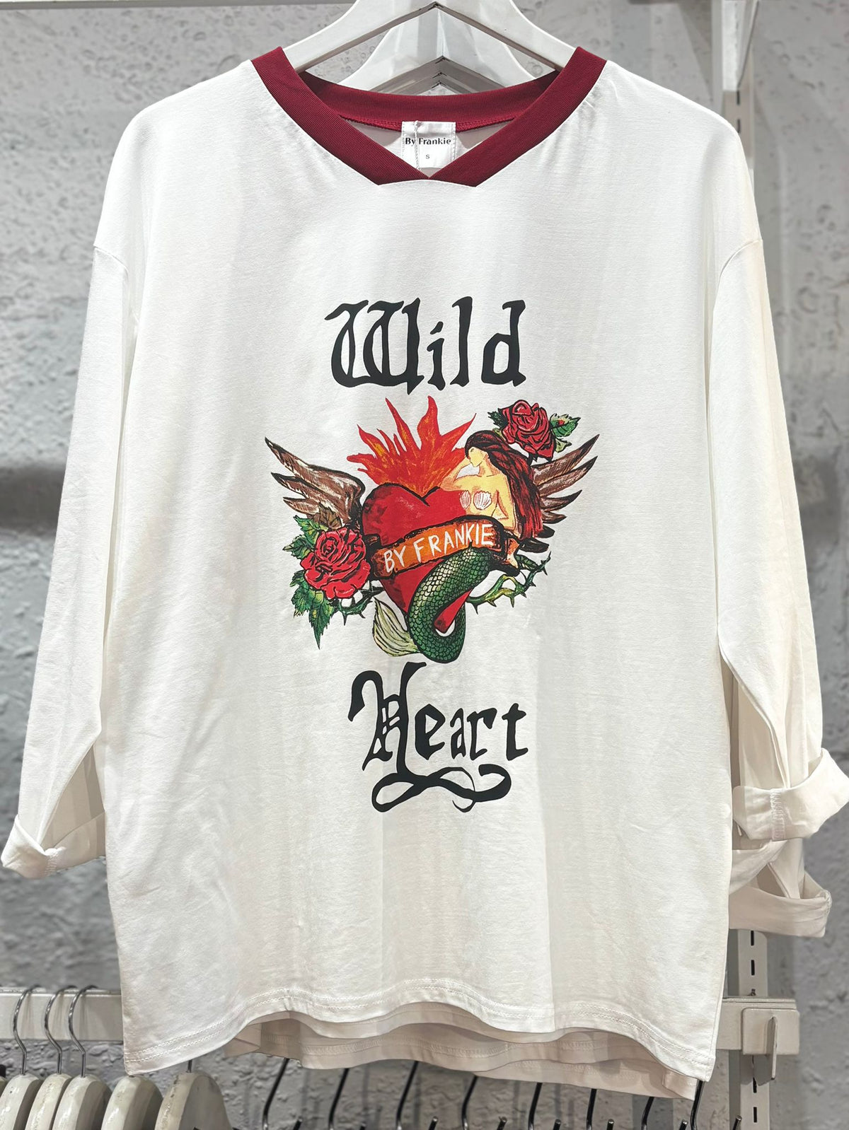 Wild Heart - White Long Sleeve