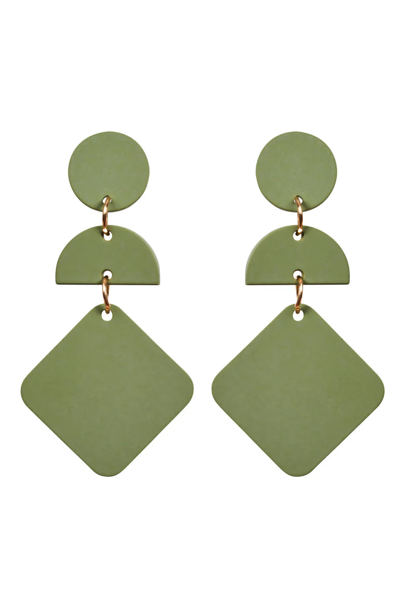 Lido Earring - Fern Green