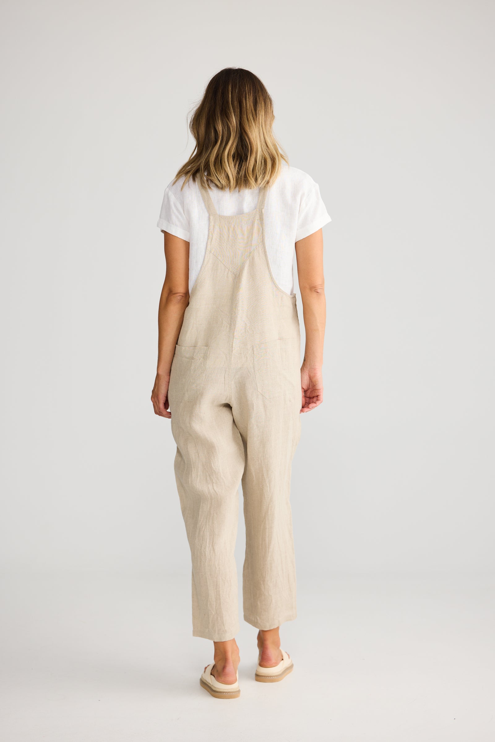 Sailor Overalls - Natural Linen