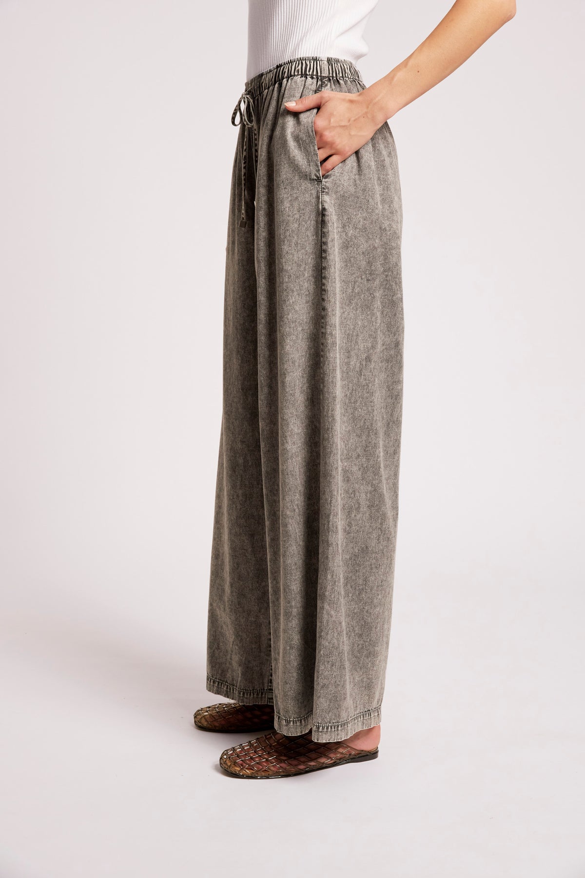 Roam Denim Pant -Ash Black