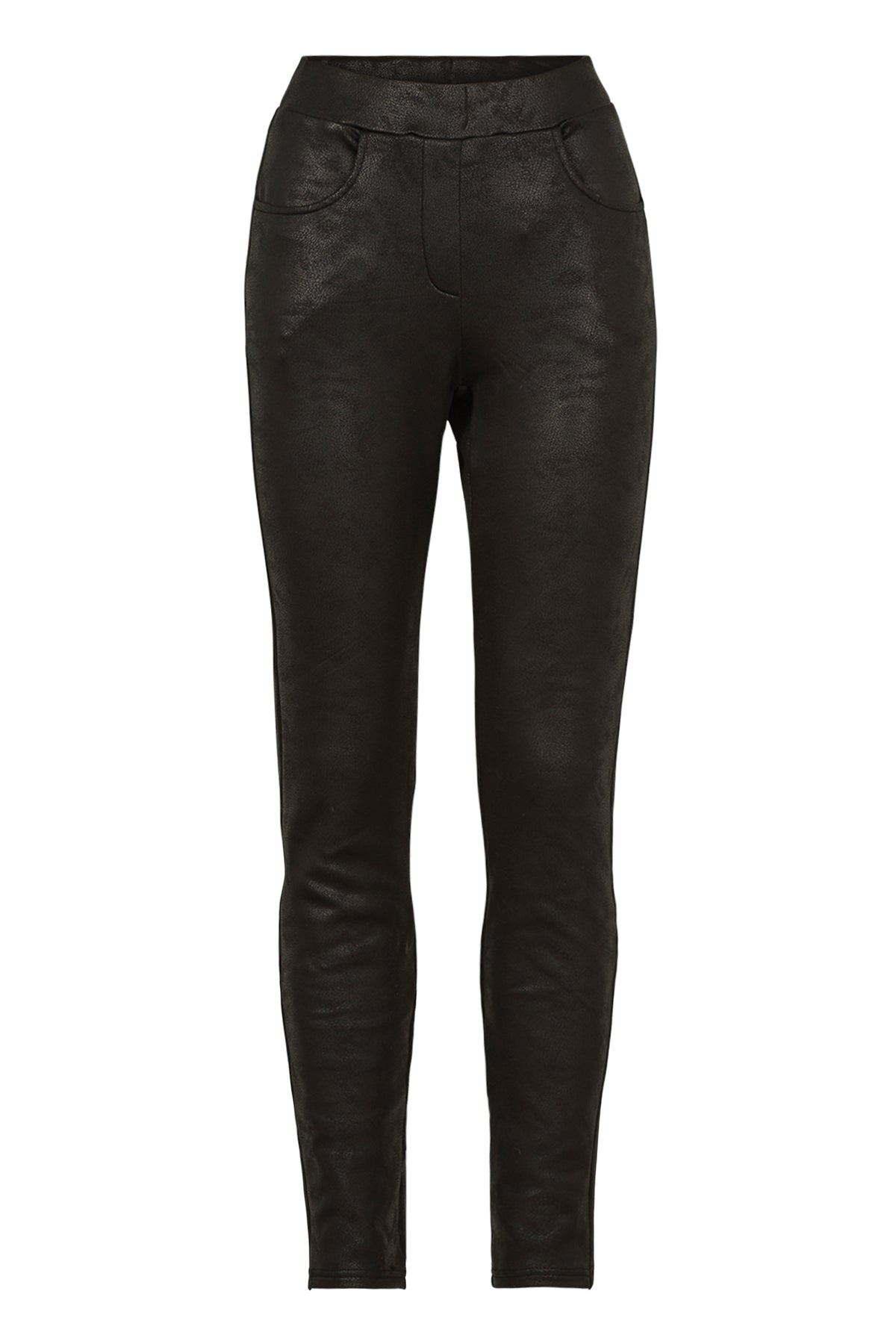 Eb&Ive lazy days legging  faux leather tights. Warm winter tights  stretch straight skinny leg pants black vegan 