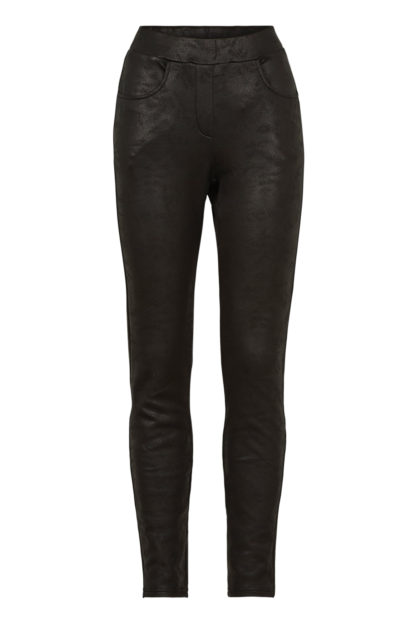 Eb&Ive lazy days legging  faux leather tights. Warm winter tights  stretch straight skinny leg pants black vegan 