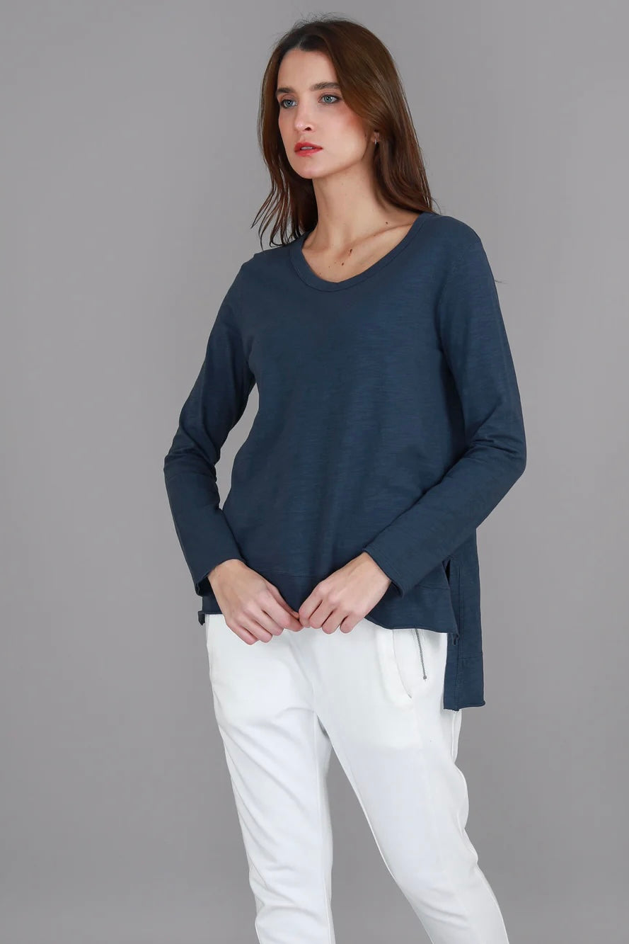 Strumpet Long Sleeve Tee - Indigo