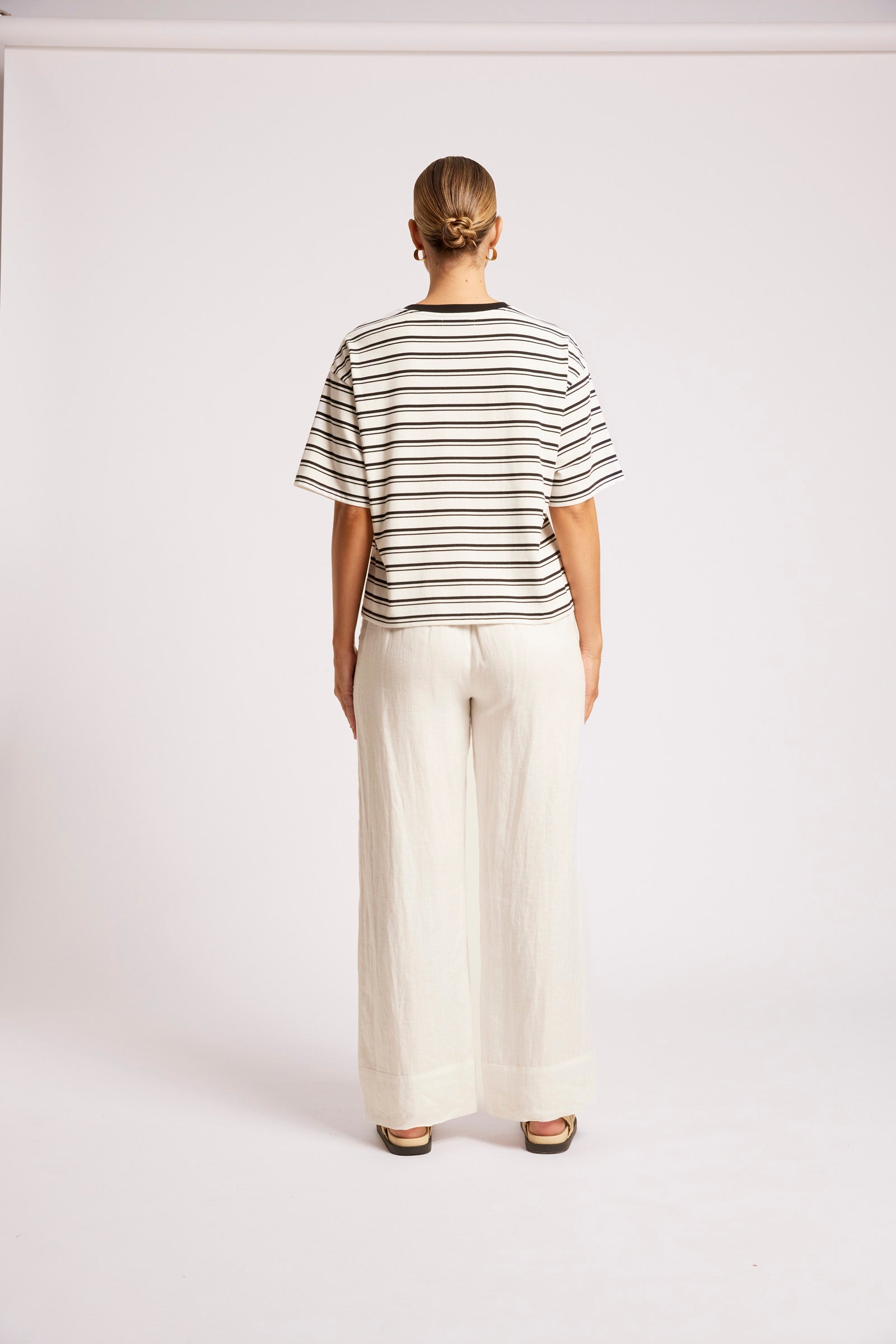 Paloma Stripped T-Shirt - Black