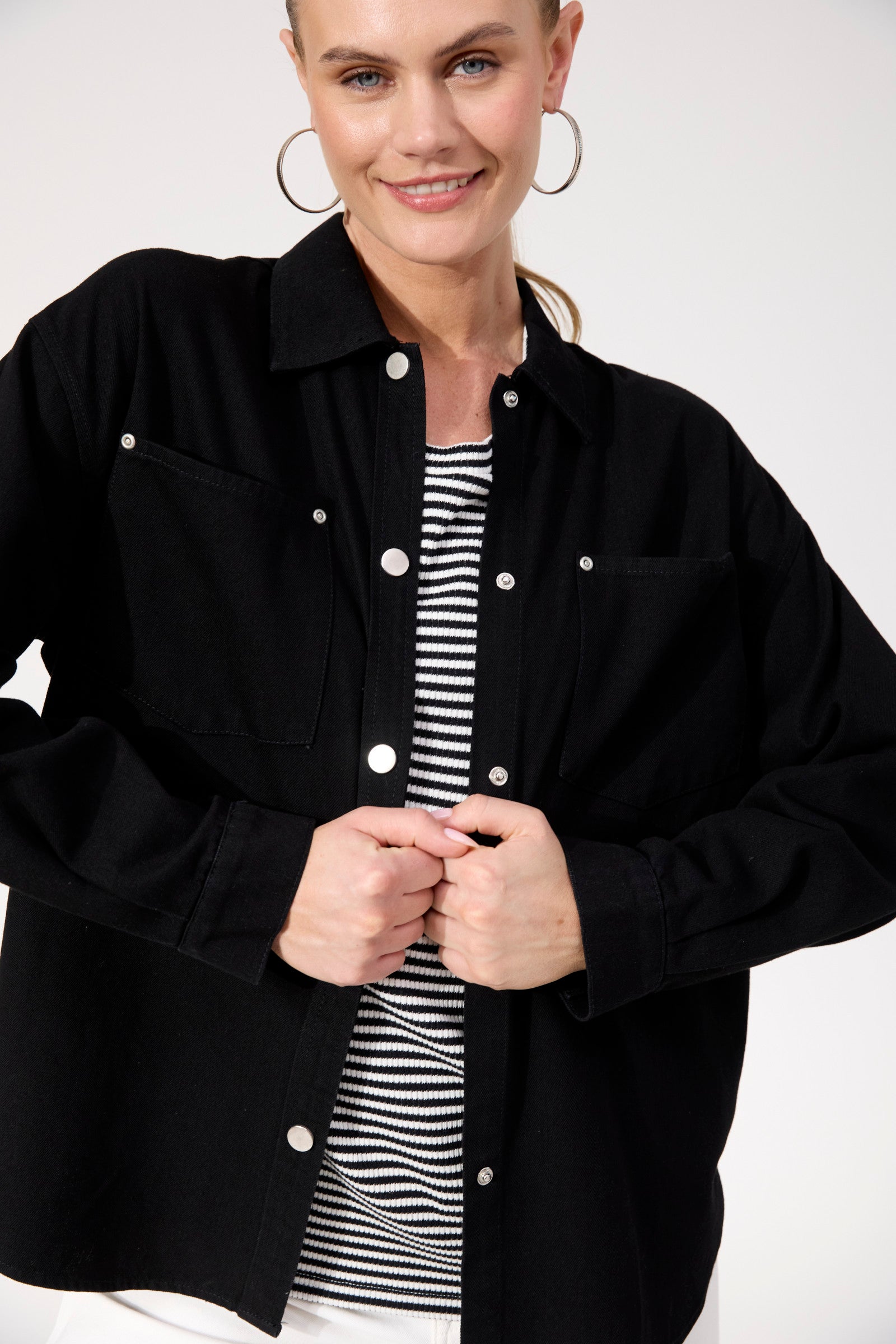 Denver Denim Shirt - Denim Black