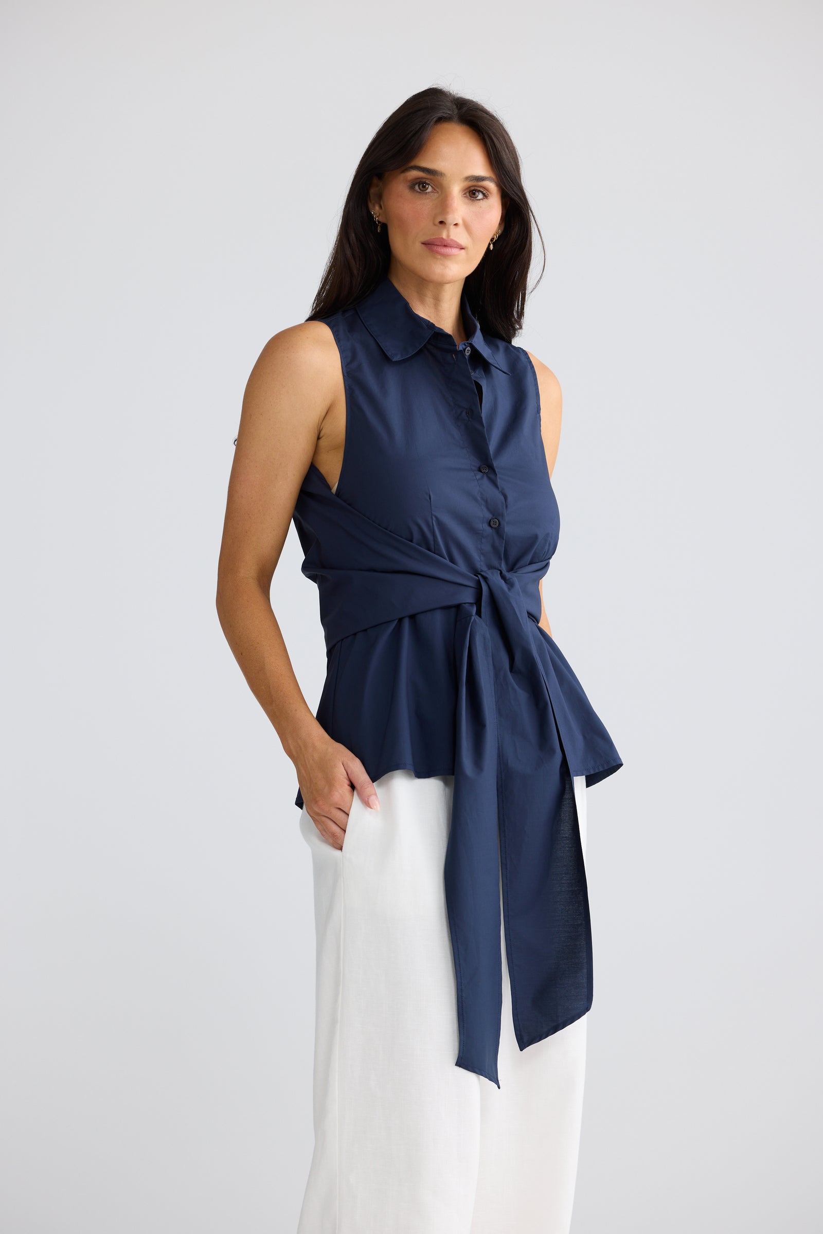 Ovina Top - Navy