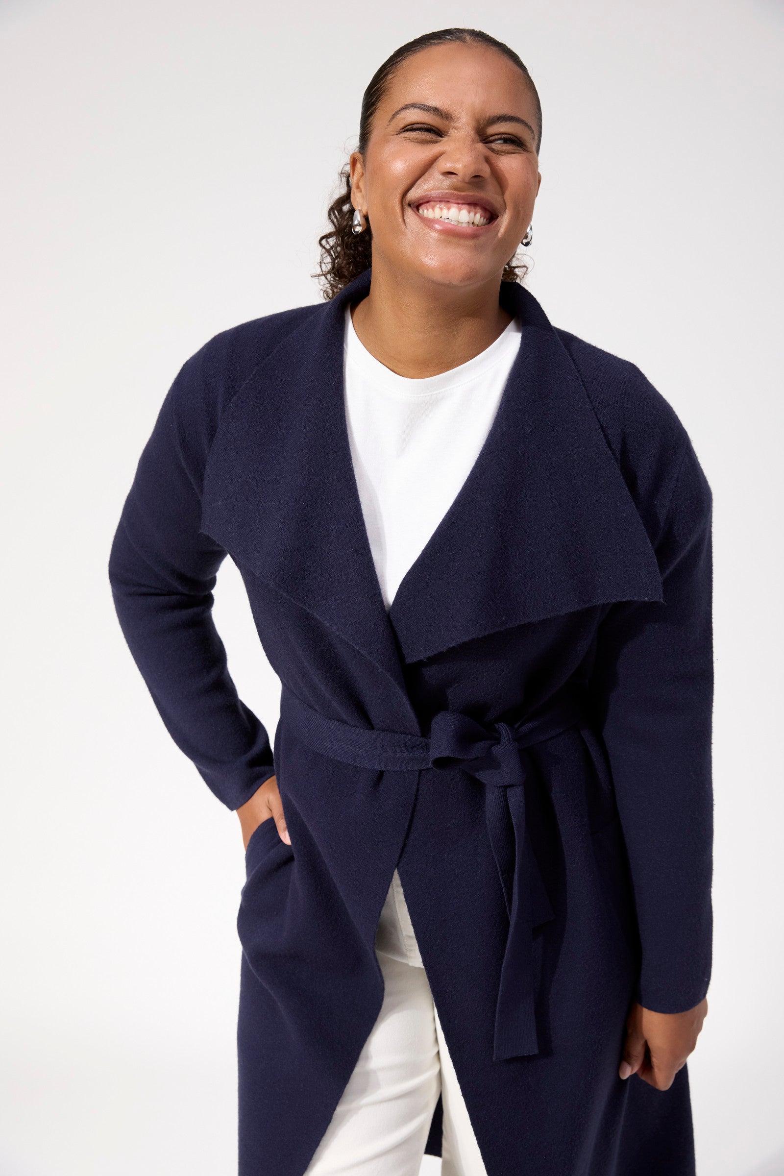 Chamonix Cardigan - Navy