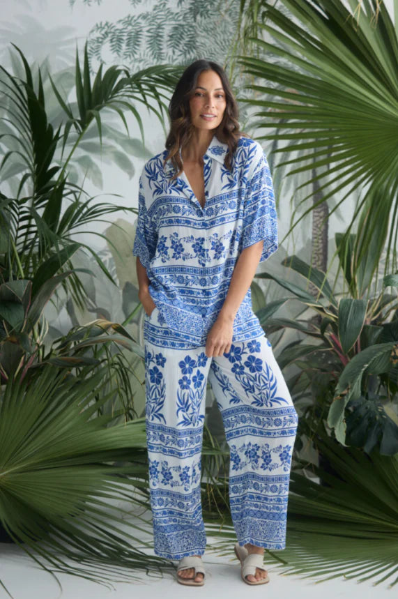 Playa Shirt - Ocean Paradise Print