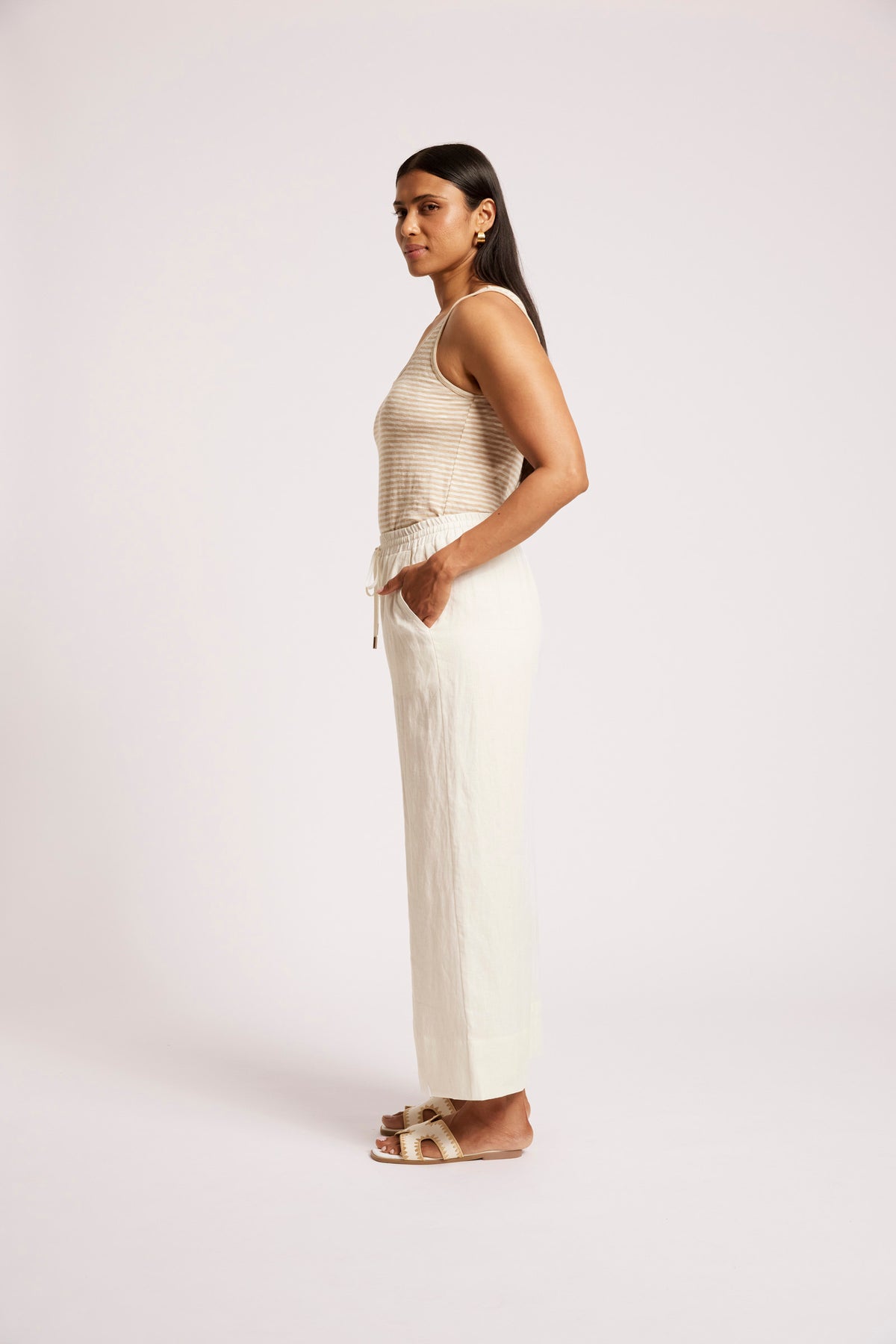 Cove Relaxed Pant - White