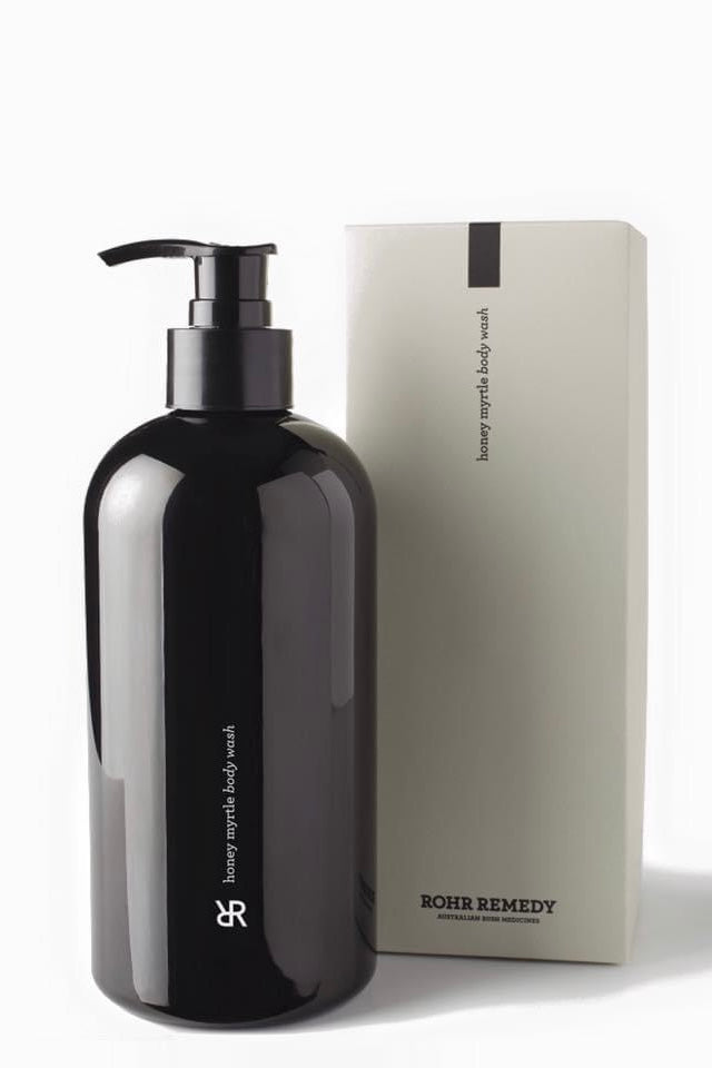 Rohr Remedy Honey Myrtle body wash All Natural skincare Australian Made Nourishing hydrating Australian Botanicals
