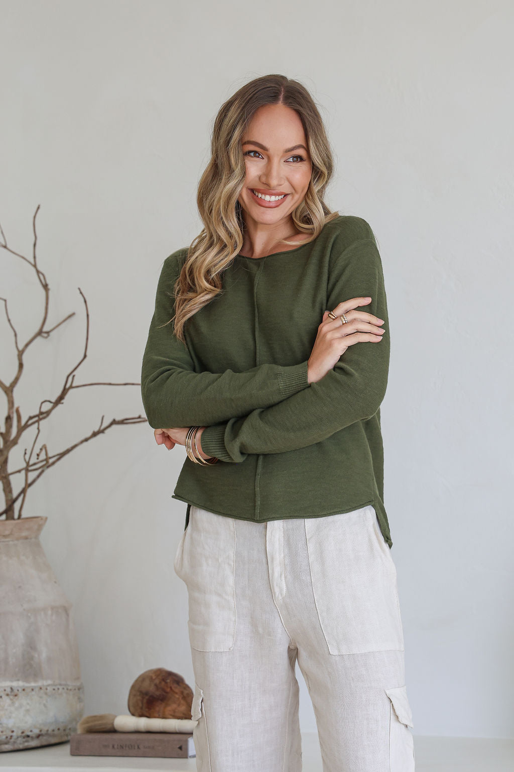 Le Basic Cotton Knit - Olive