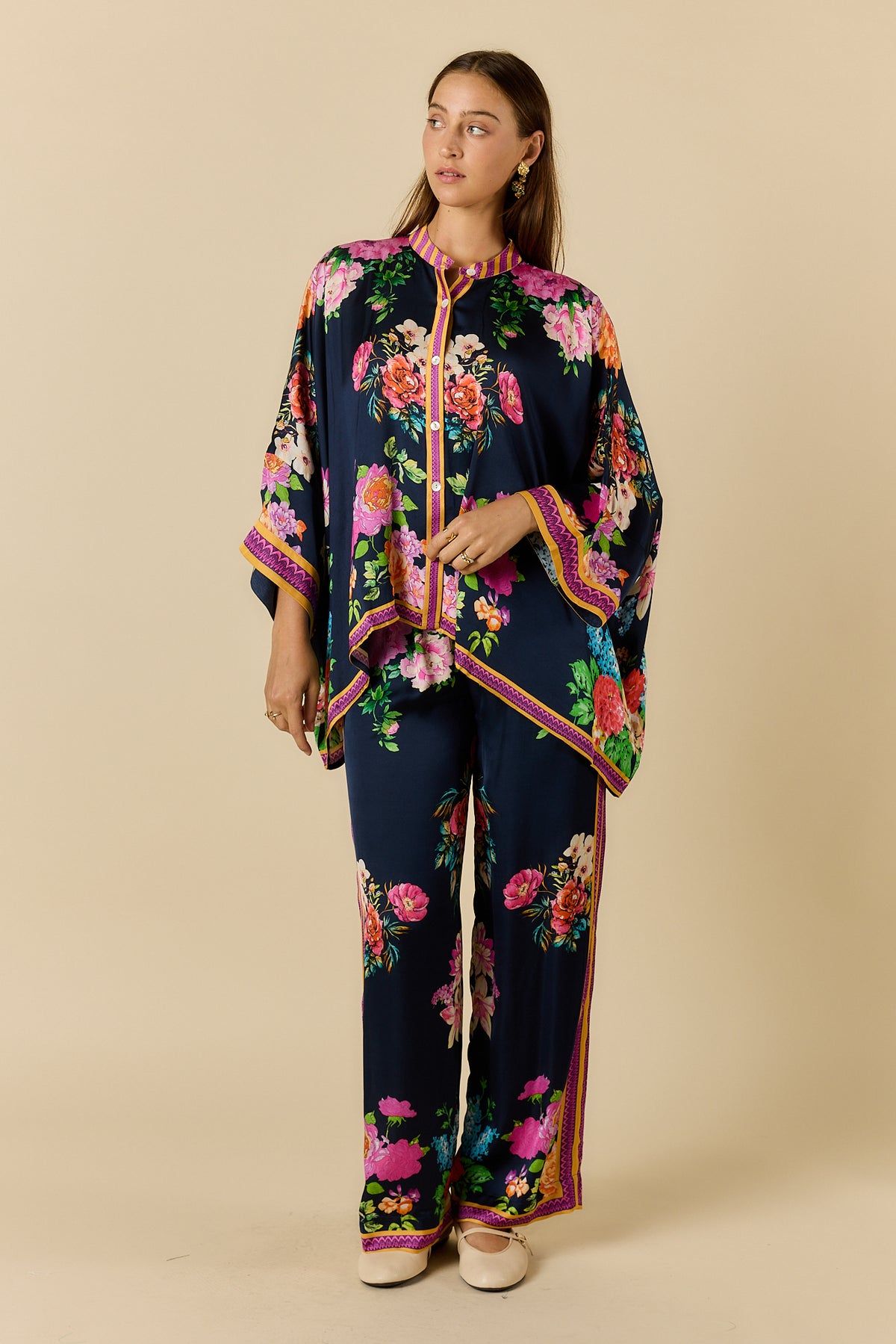 Liberte Top - Dark Navy Floral