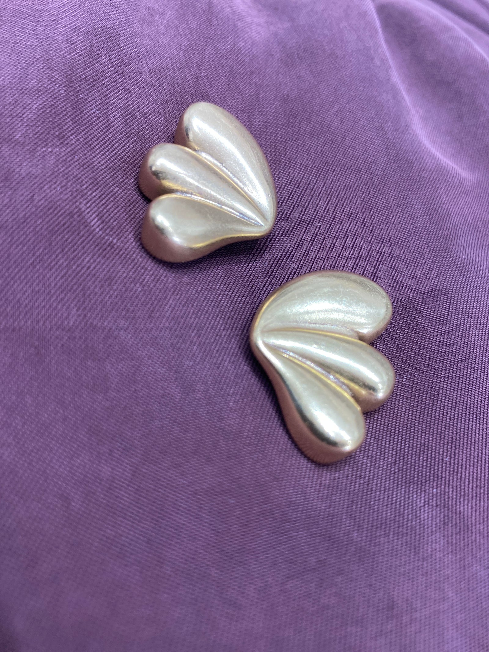 Fan Earrings - Gold