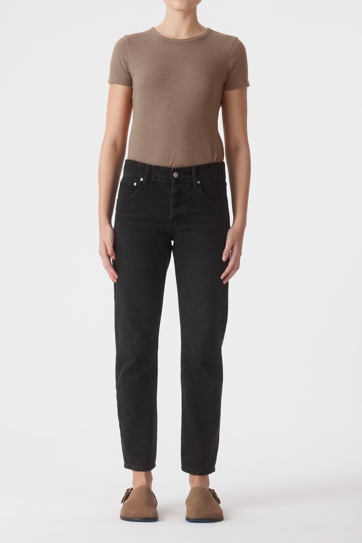 Erica Straight Jean - Shadow Black