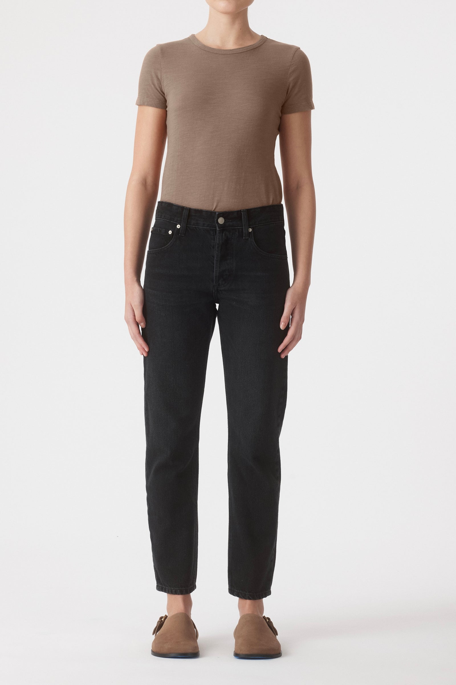 Erica Straight Jean - Shadow Black
