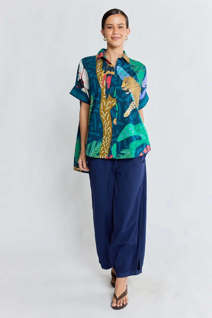 Jungle Fever Shirt - Navy