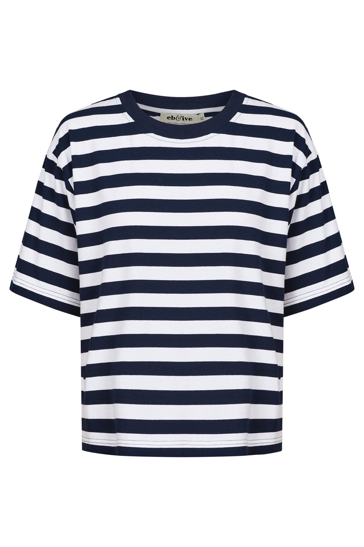 Studio Stripe T-shirt - Navy