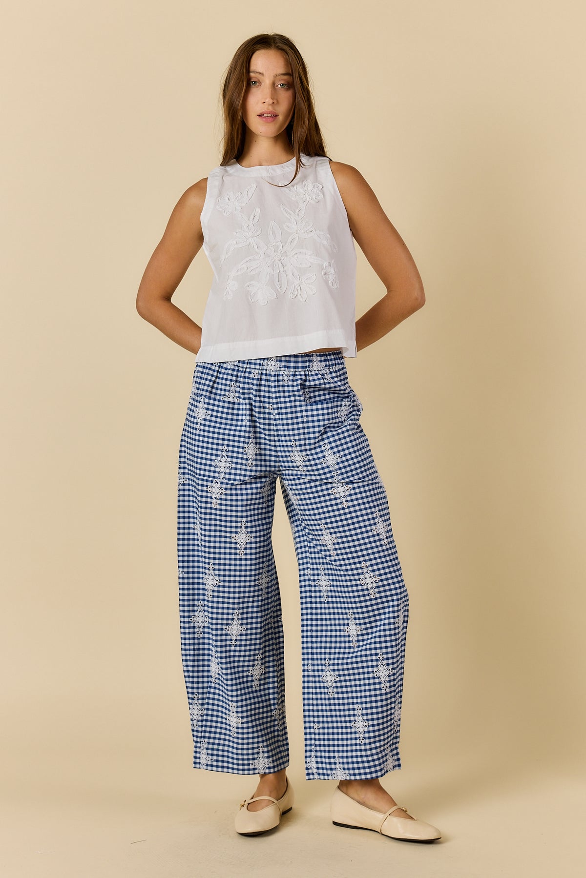 Cornelli Top - White